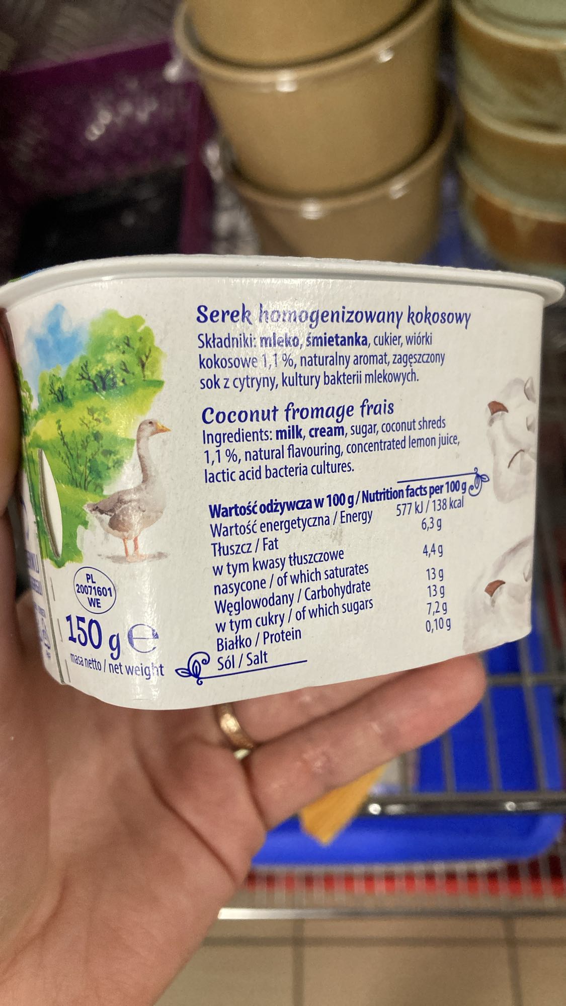 Coconut cream cheese