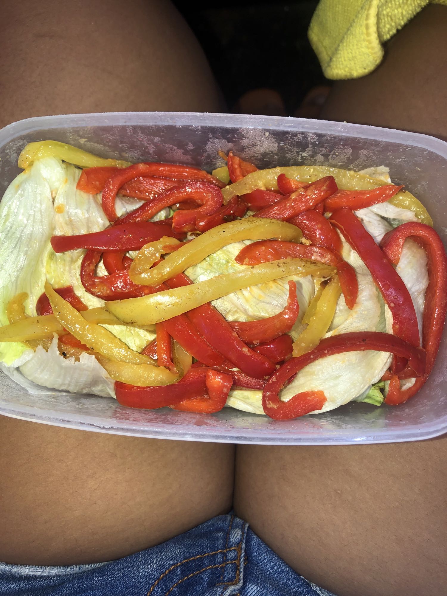 ensalada de pimientos