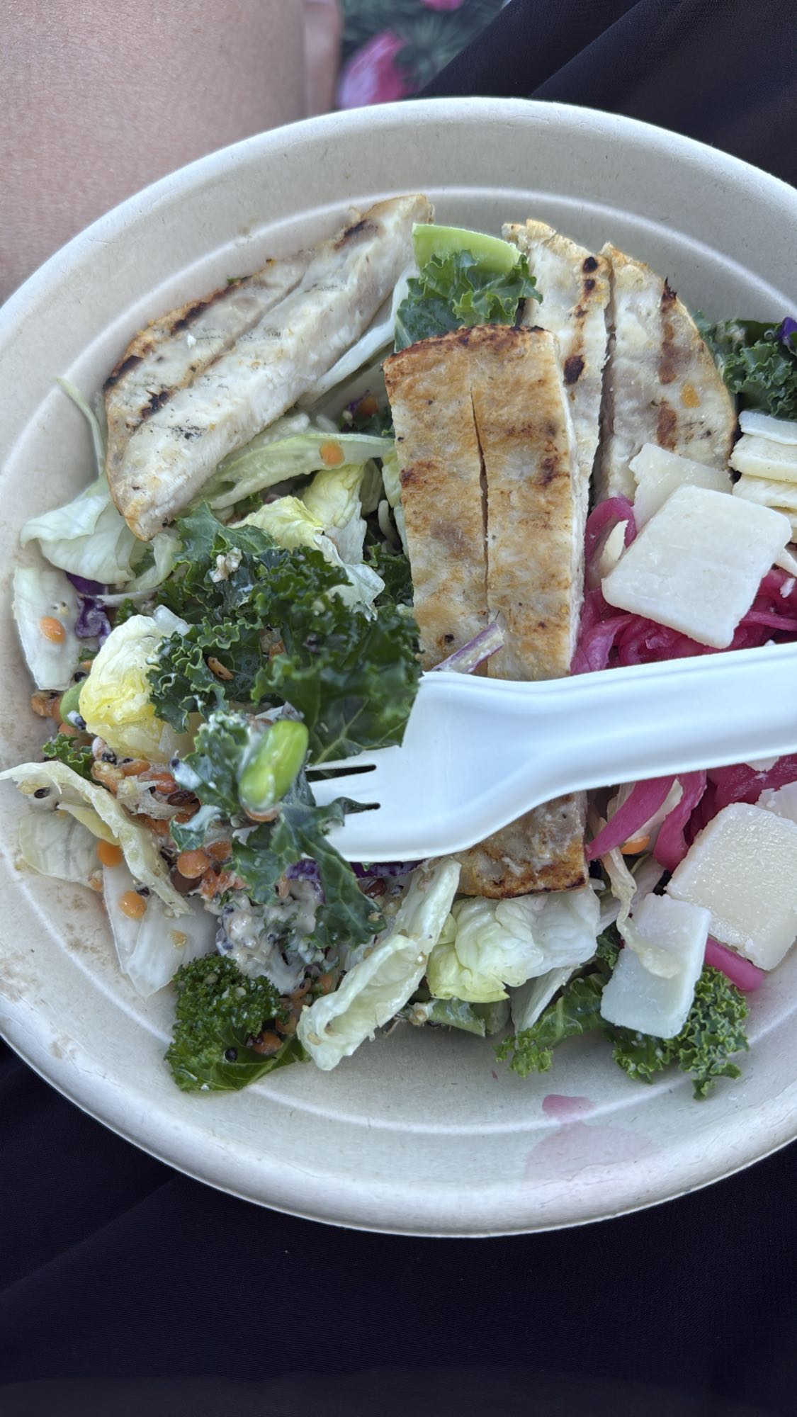 Kycklingsallad med grönsaker