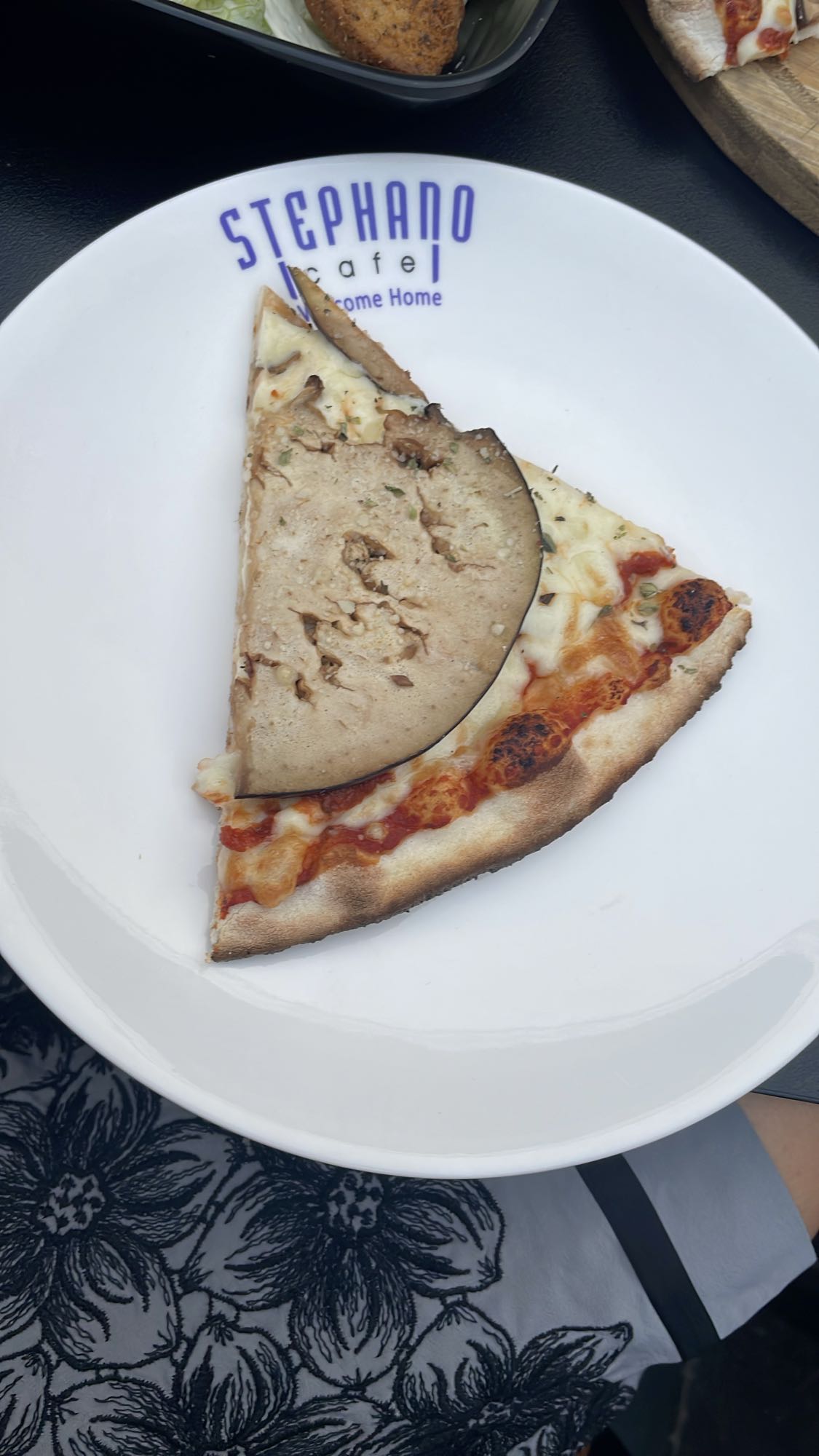 Eggplant Pizza Slice