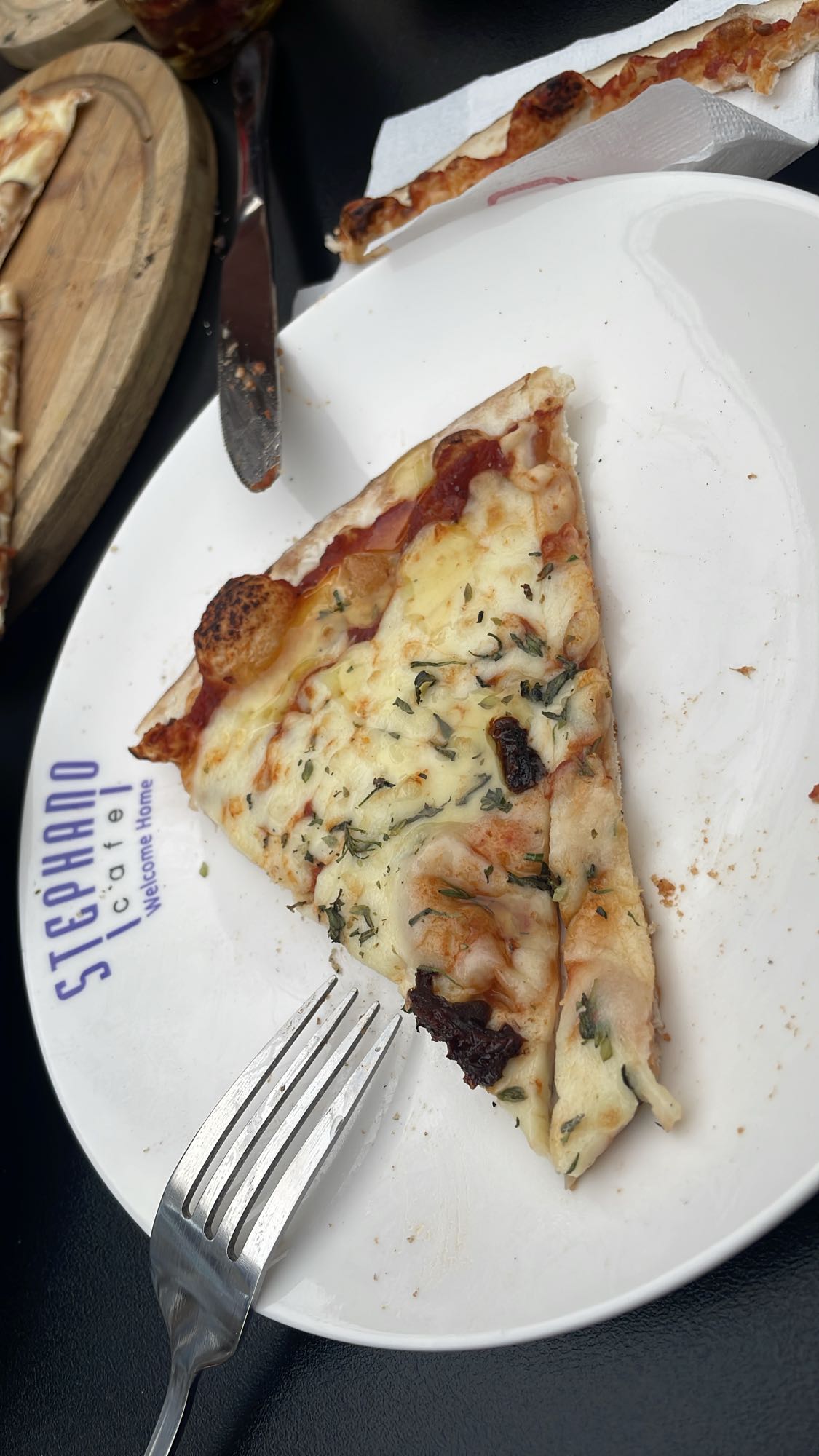 Cheese Herb Pizza Slice