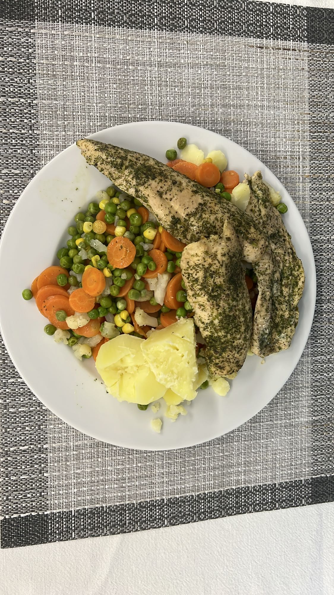 Kurczak z warzywami i ziemniakami