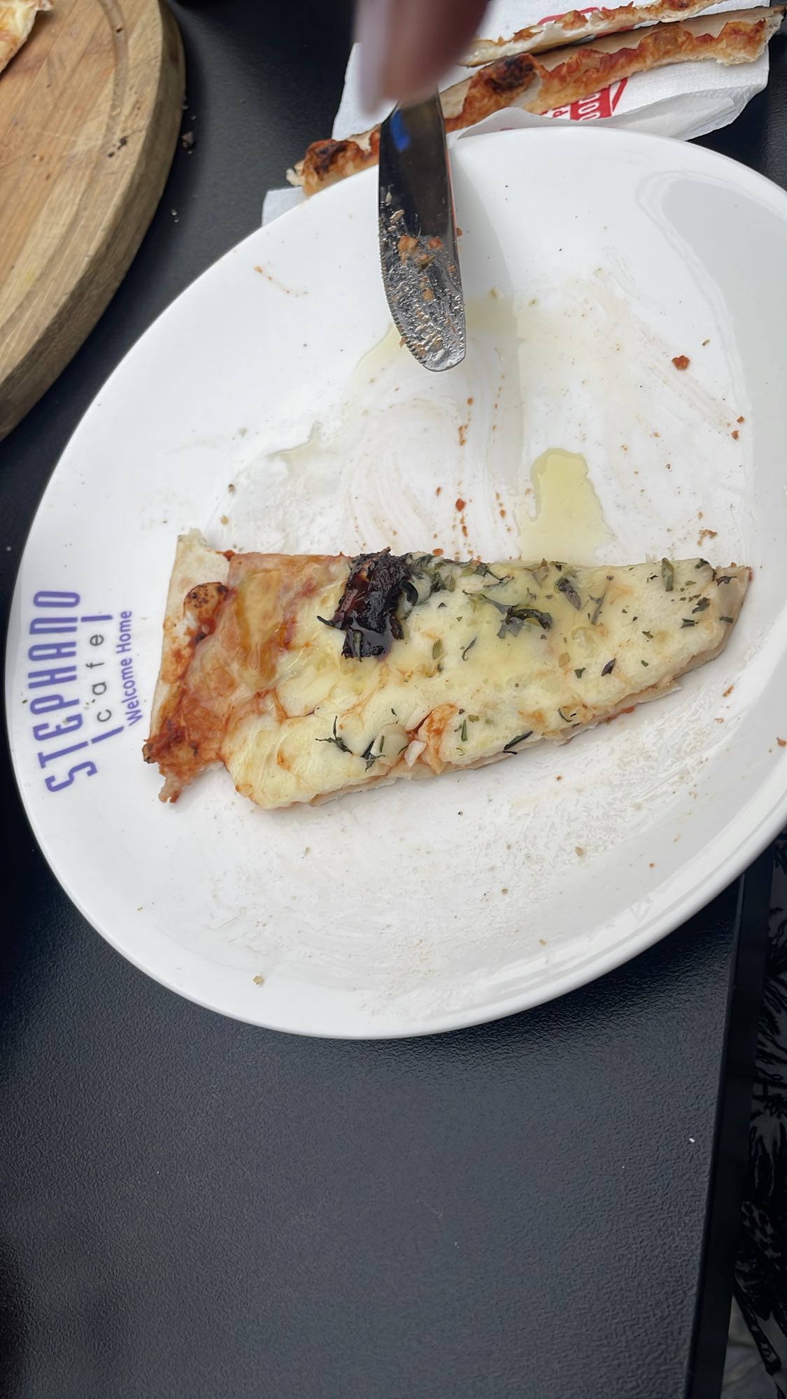 Cheese Herb Pizza Slice