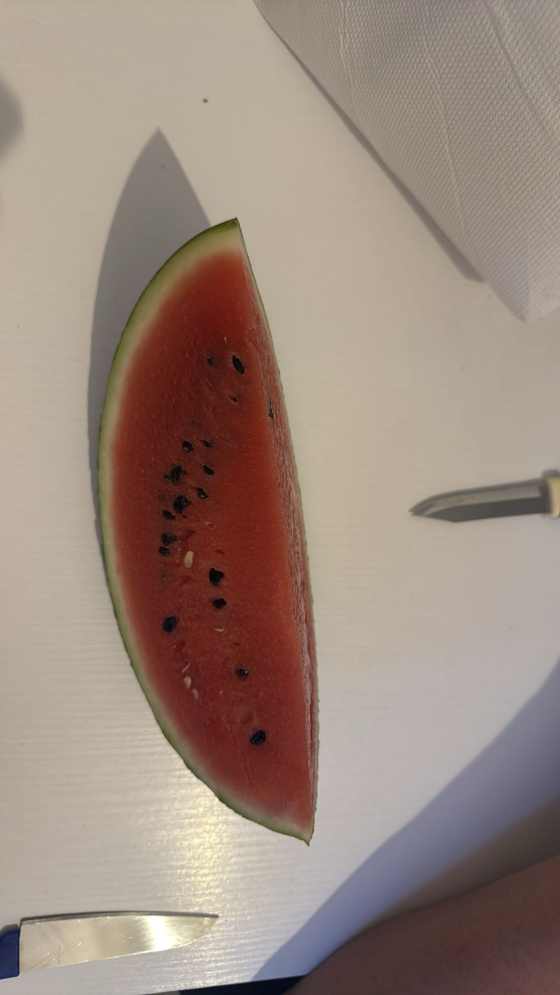 Felie de pepene roșu