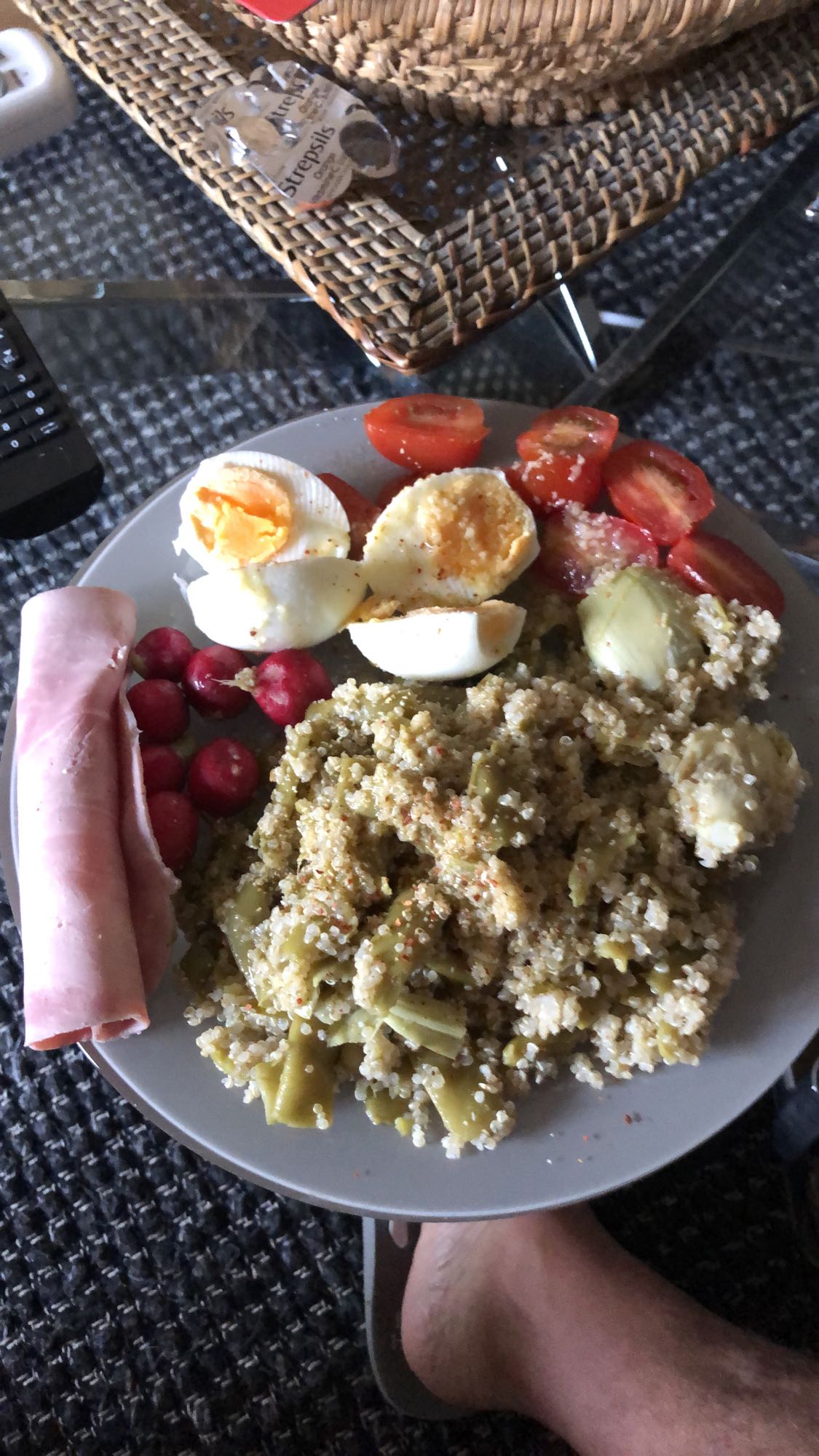 Assiette santé variée