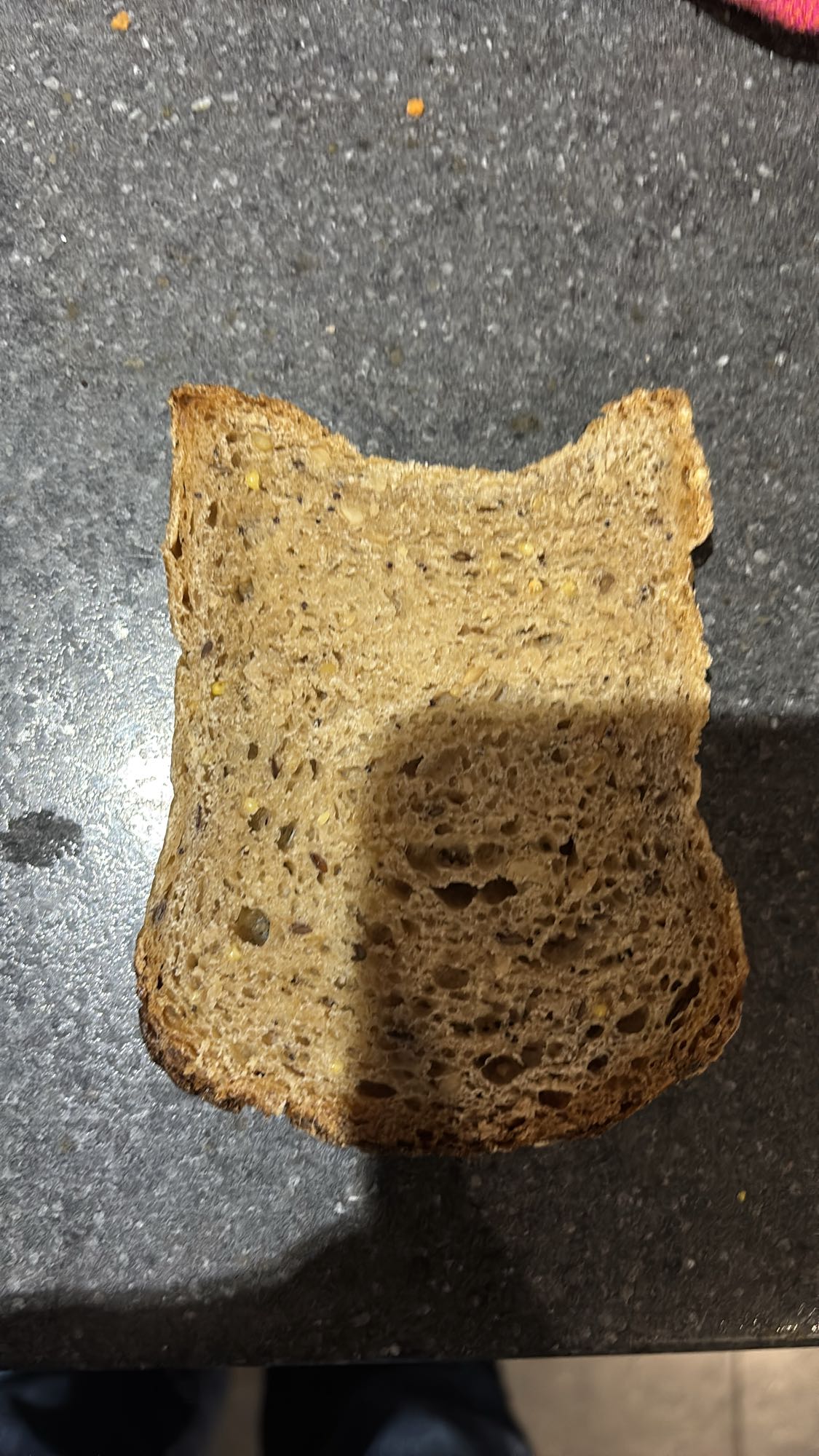 Tranche de pain complet