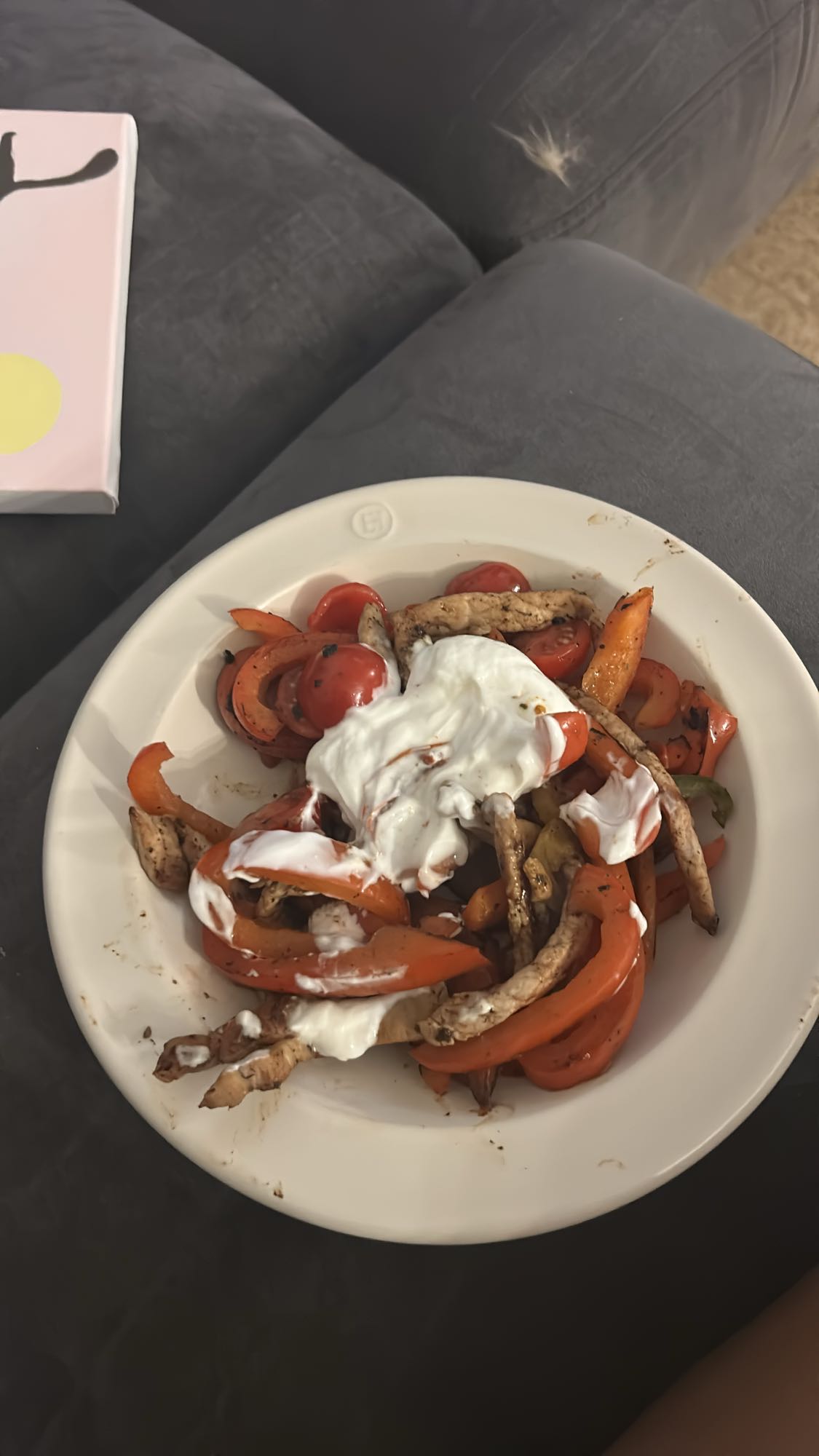 Poulet aux légumes grillés