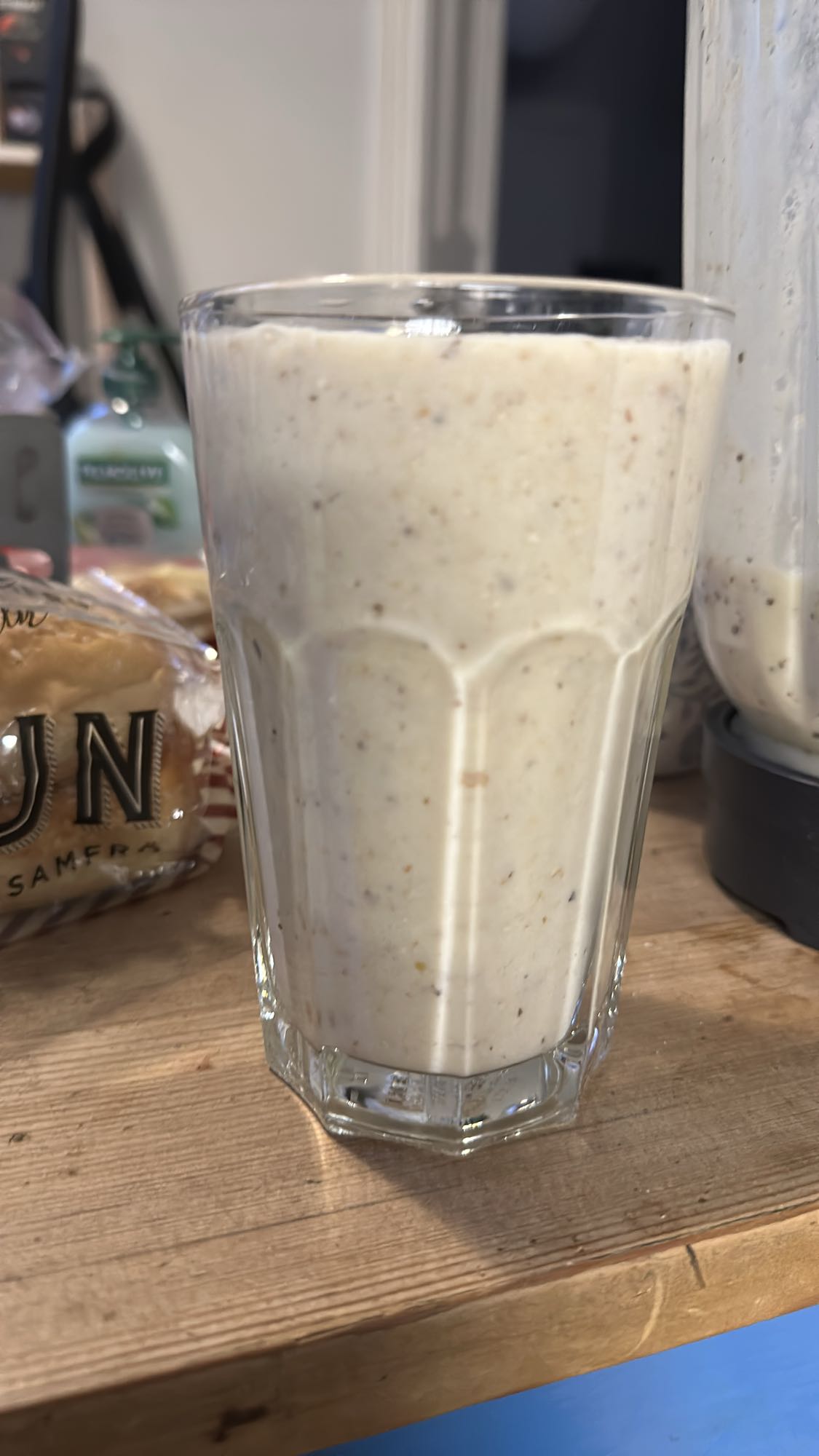 Banan- och havresmoothie