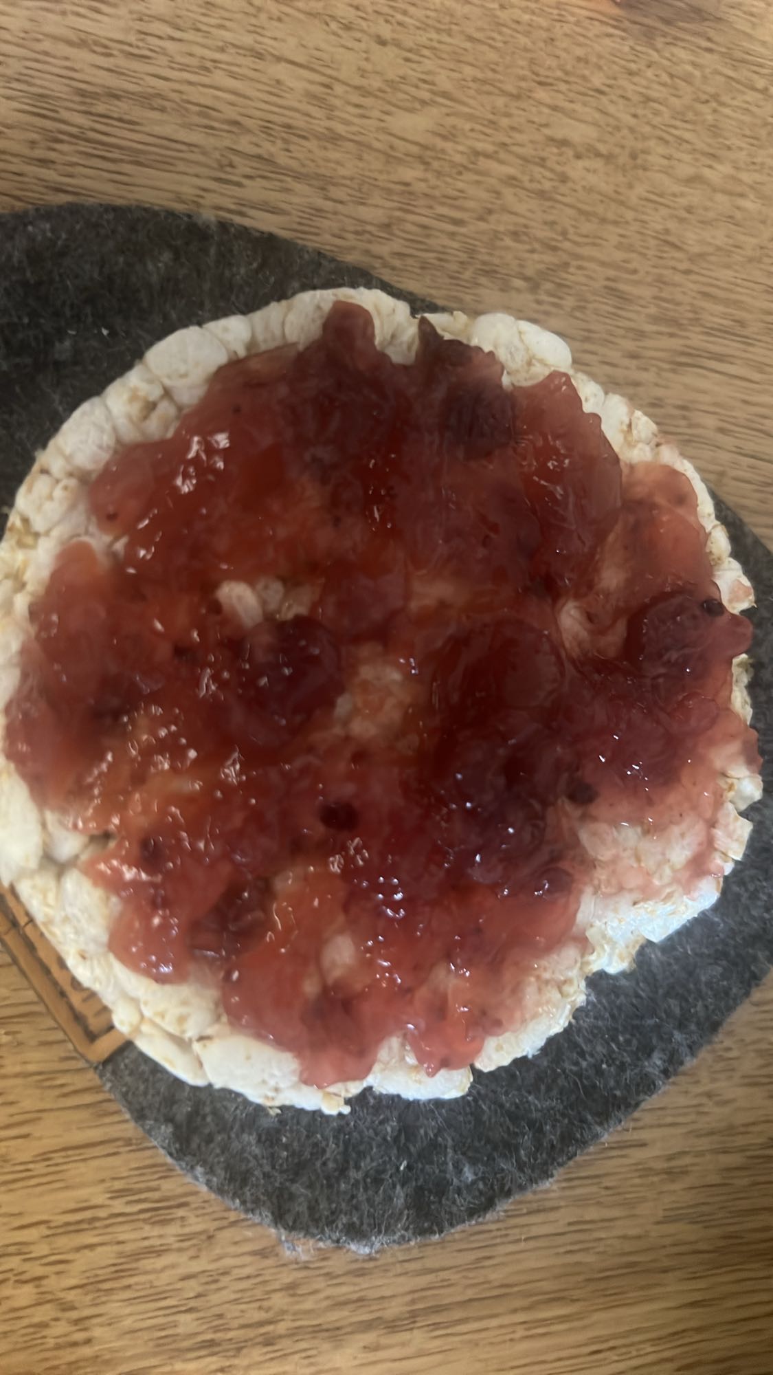 Rice Cake with Jam