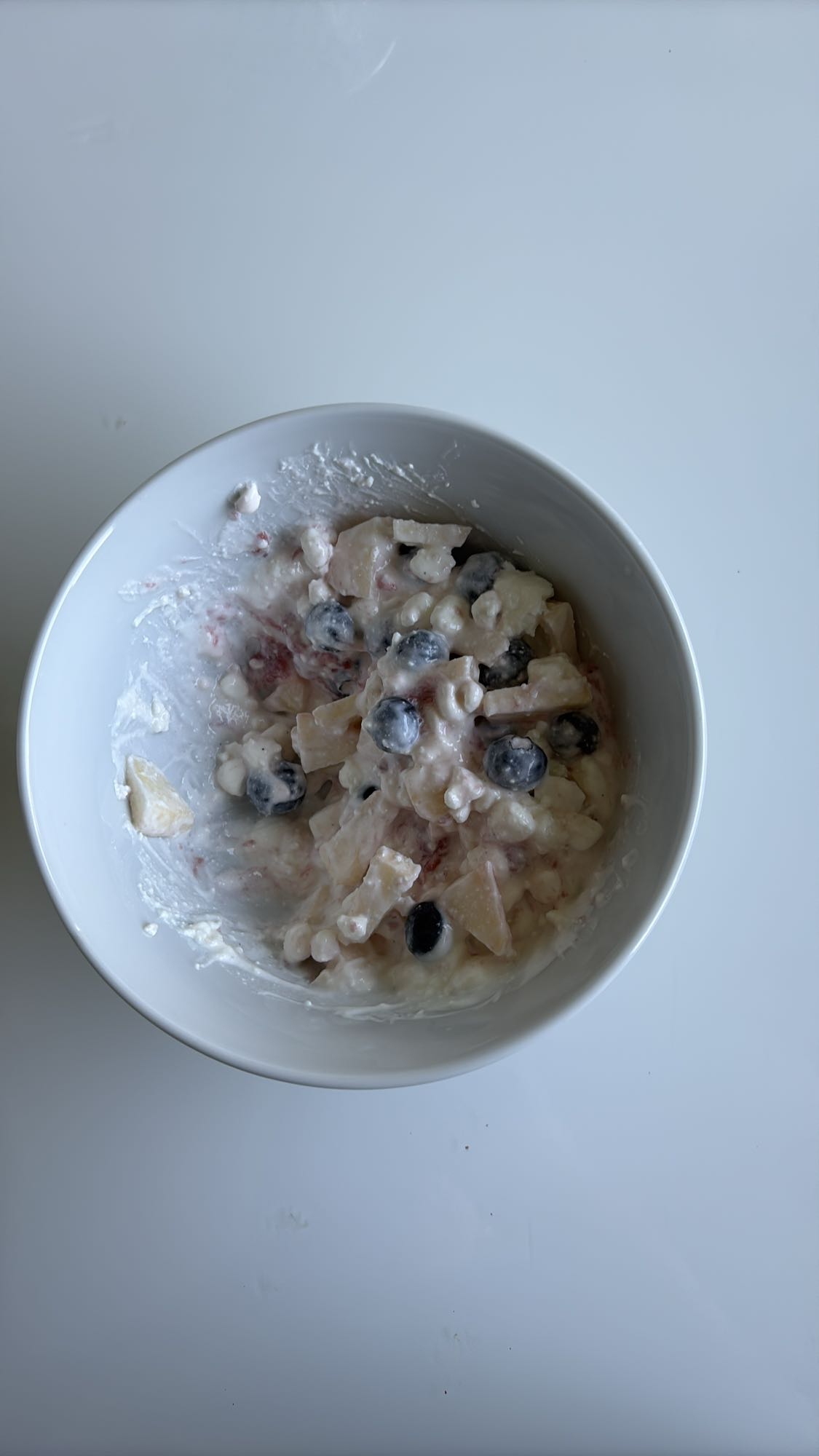 Cottage Cheese Fruit Bowl