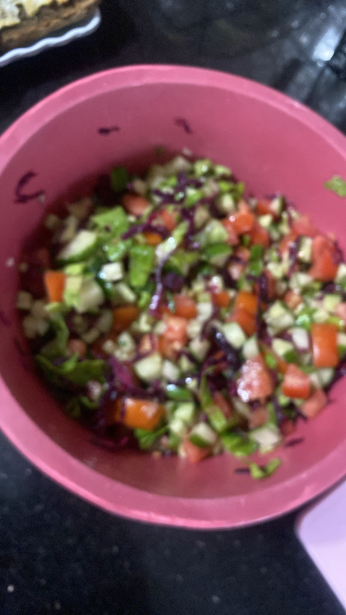 سلطة خضار طازجة