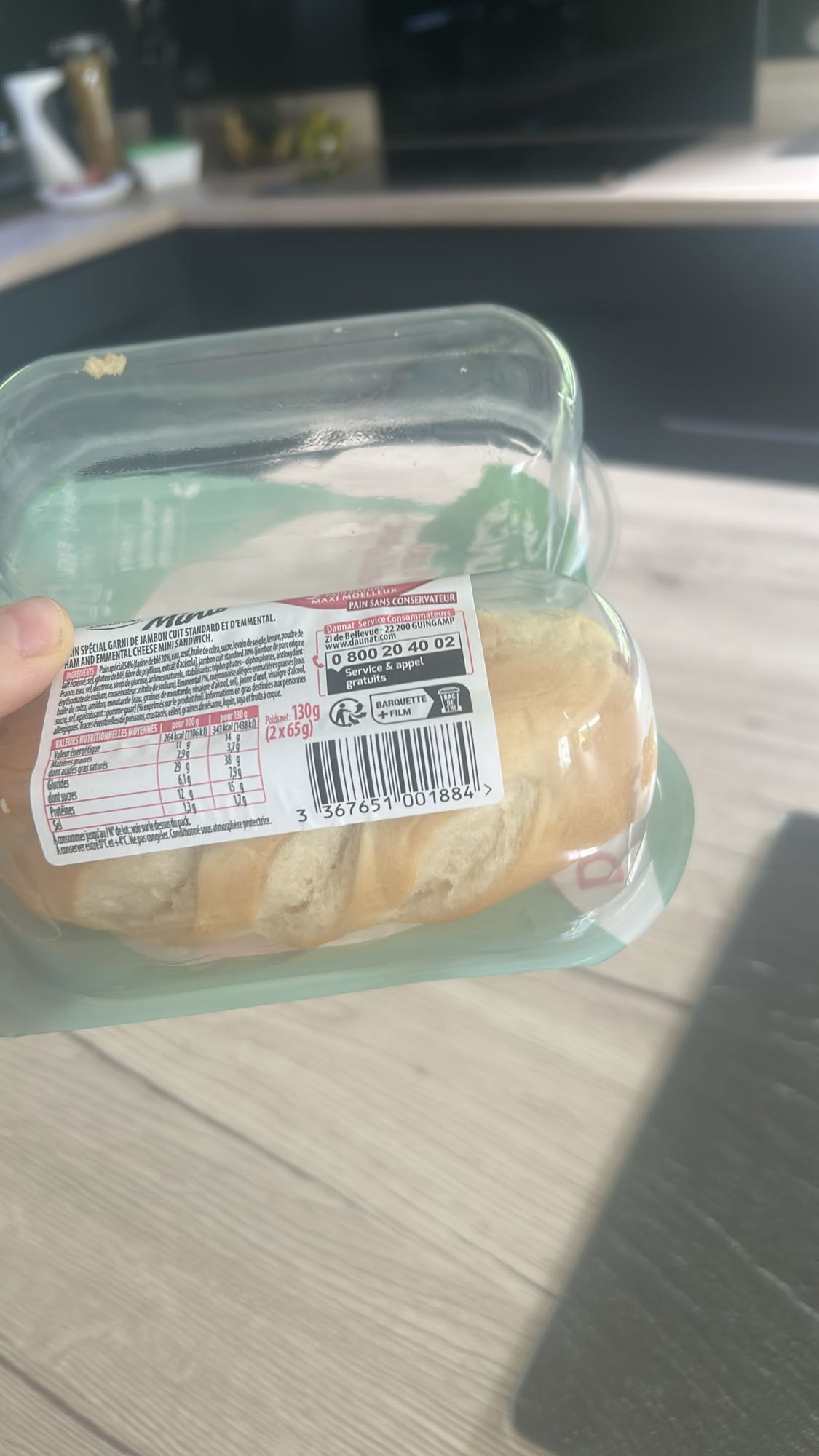 Sandwich jambon emmental