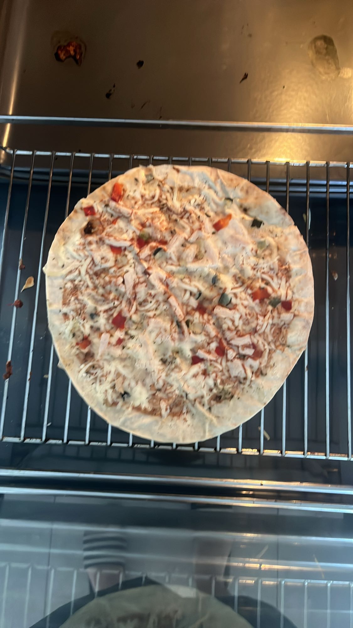 pizza vegetal al horno