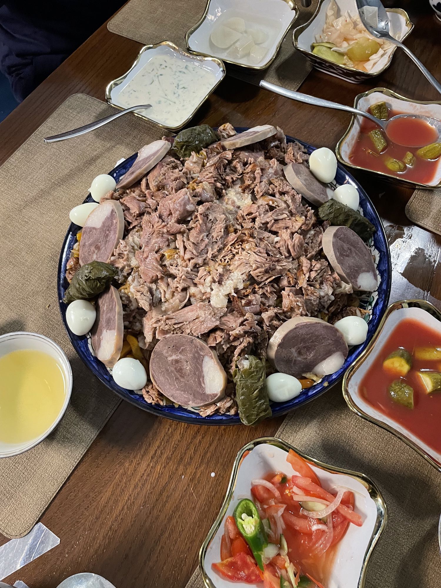 Lamb Platter with Sides