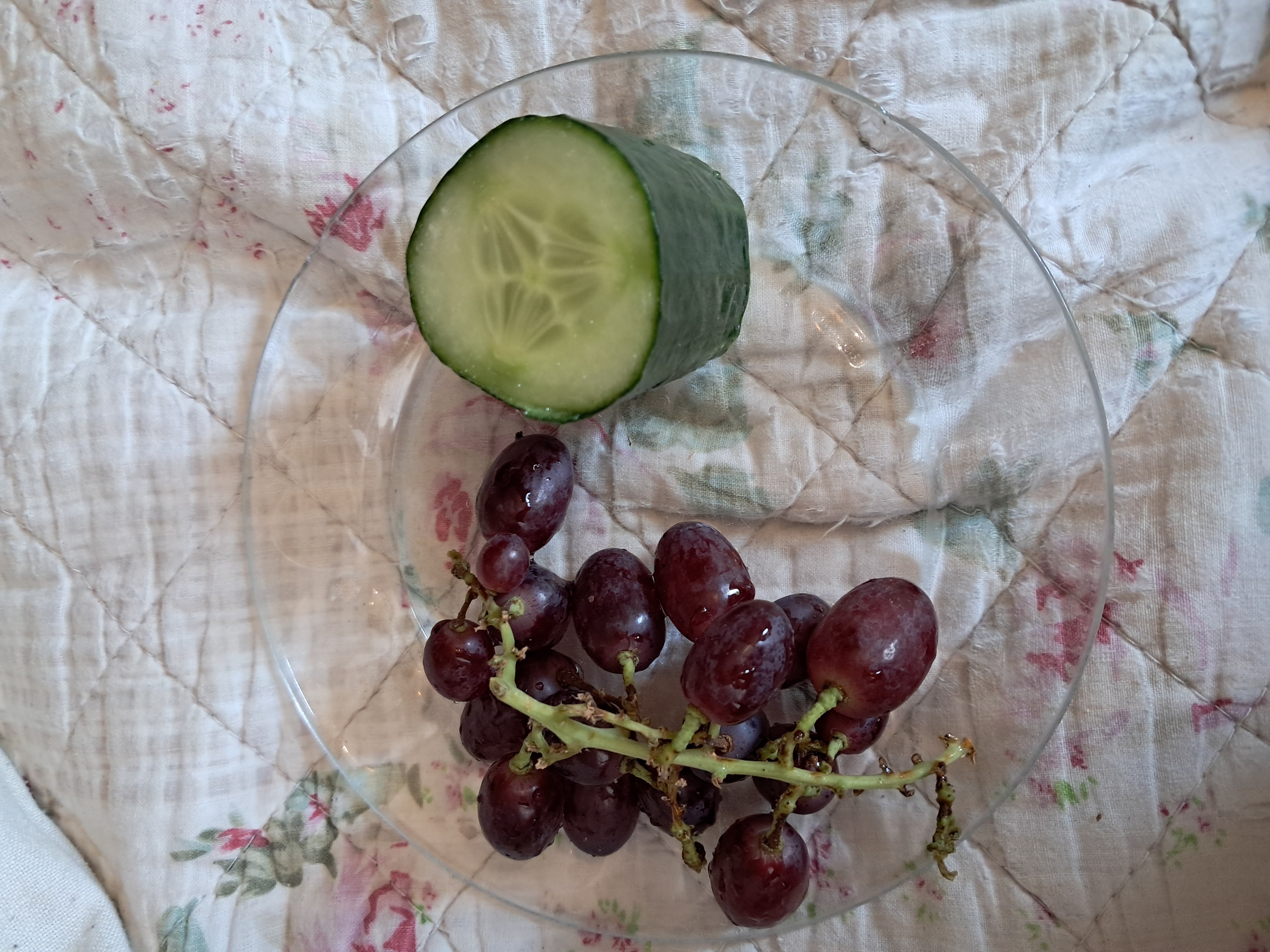 Grapes and Cucumber