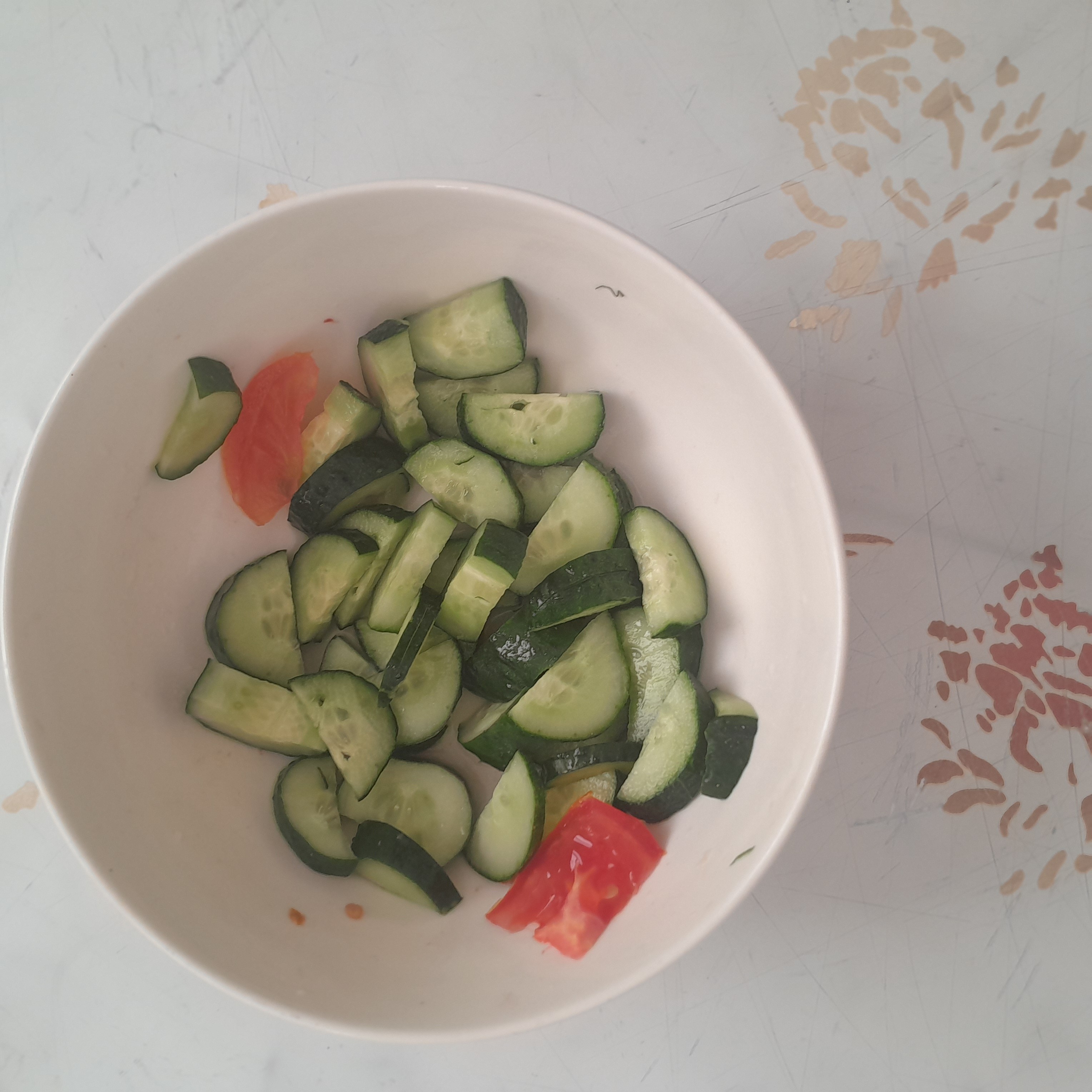 Simple cucumber salad