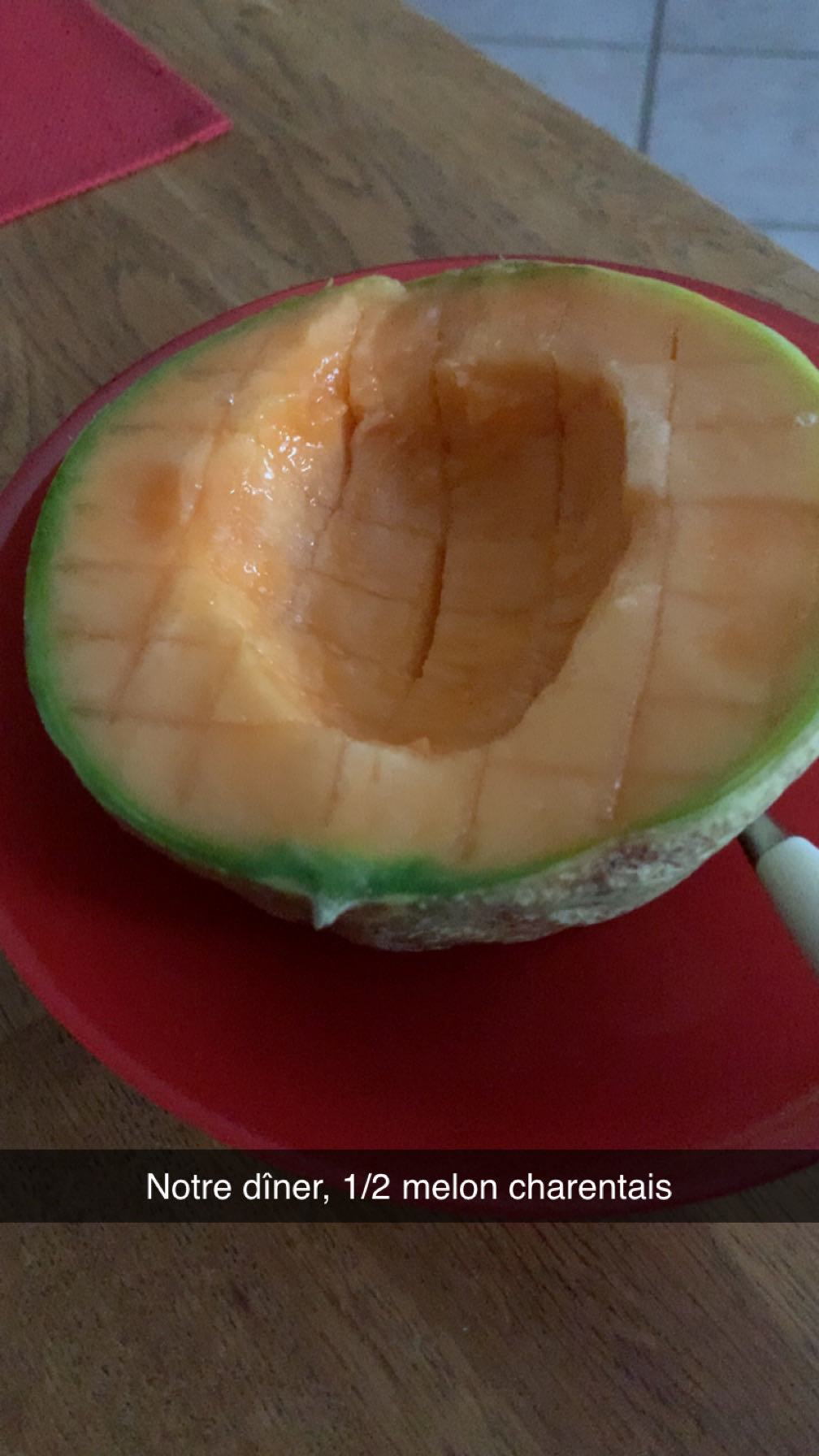 Demi melon charentais