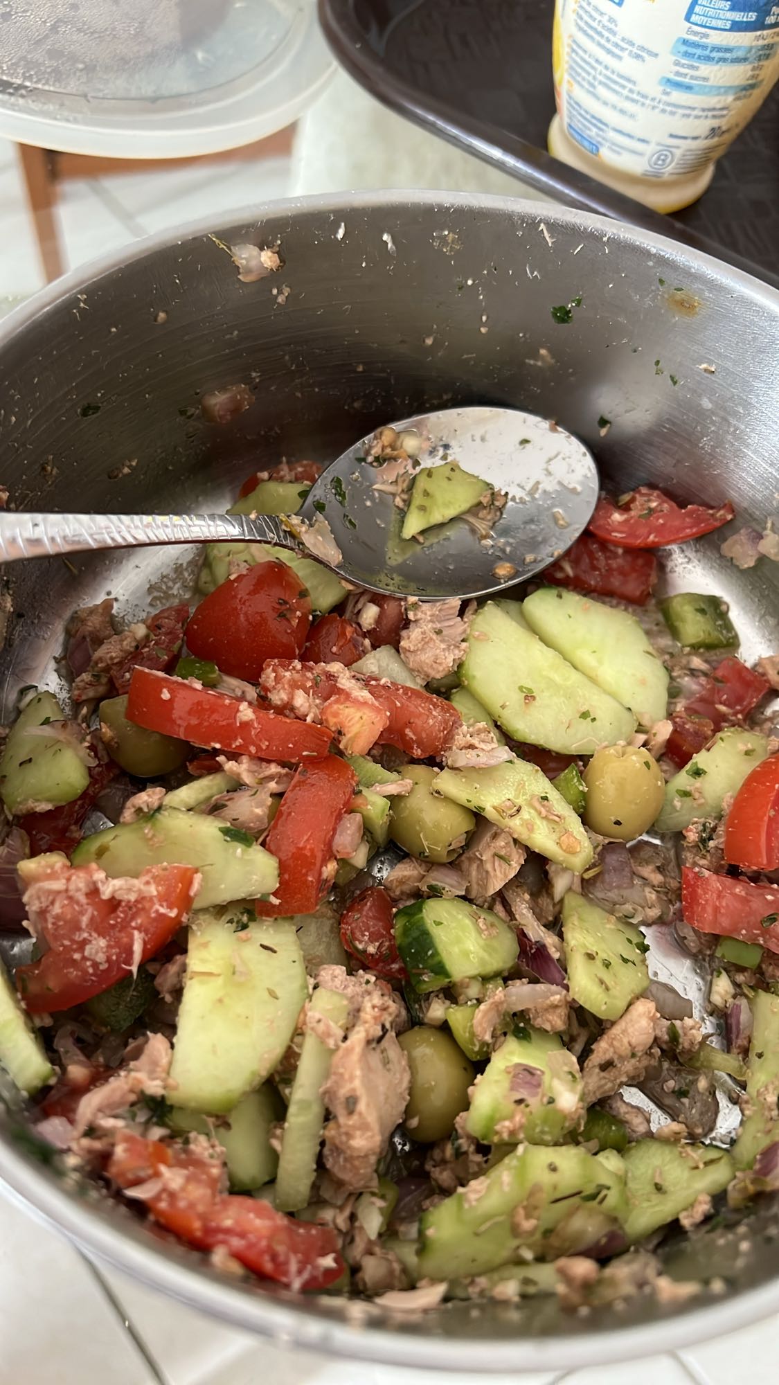 salade au thon fraîche