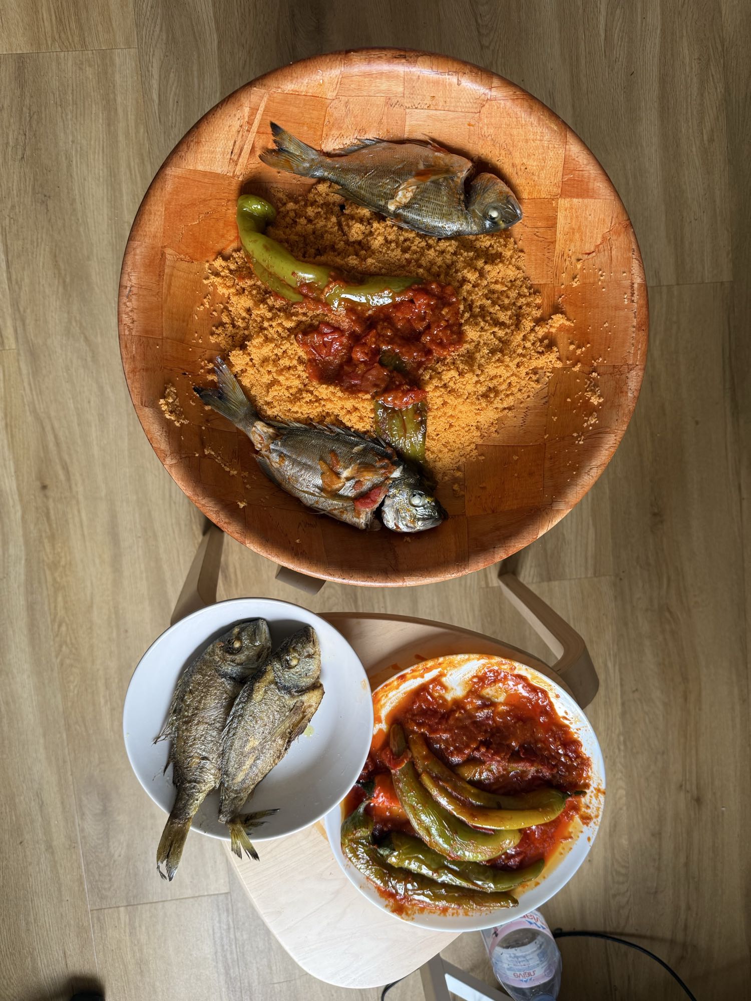 Fried Fish with Couscous