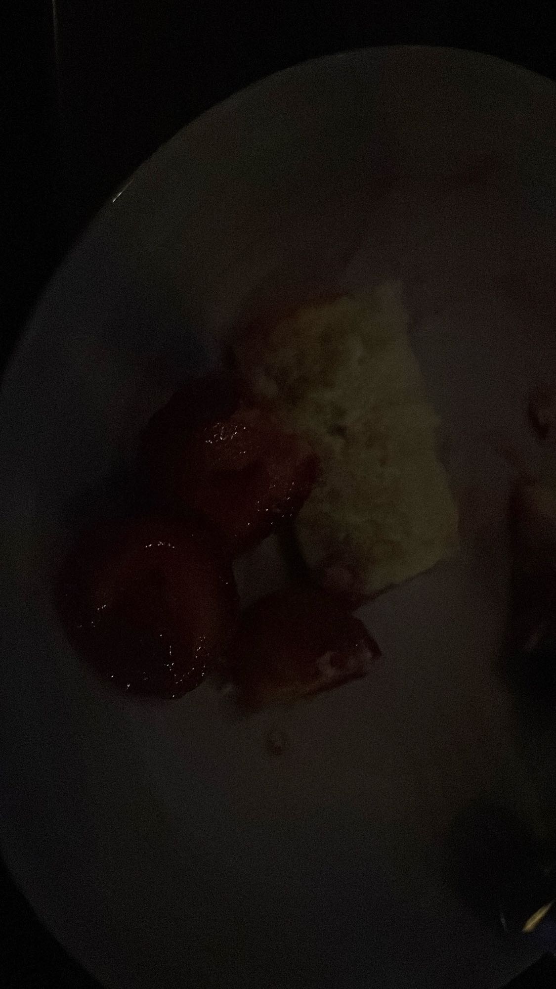 Strawberry shortcake slice