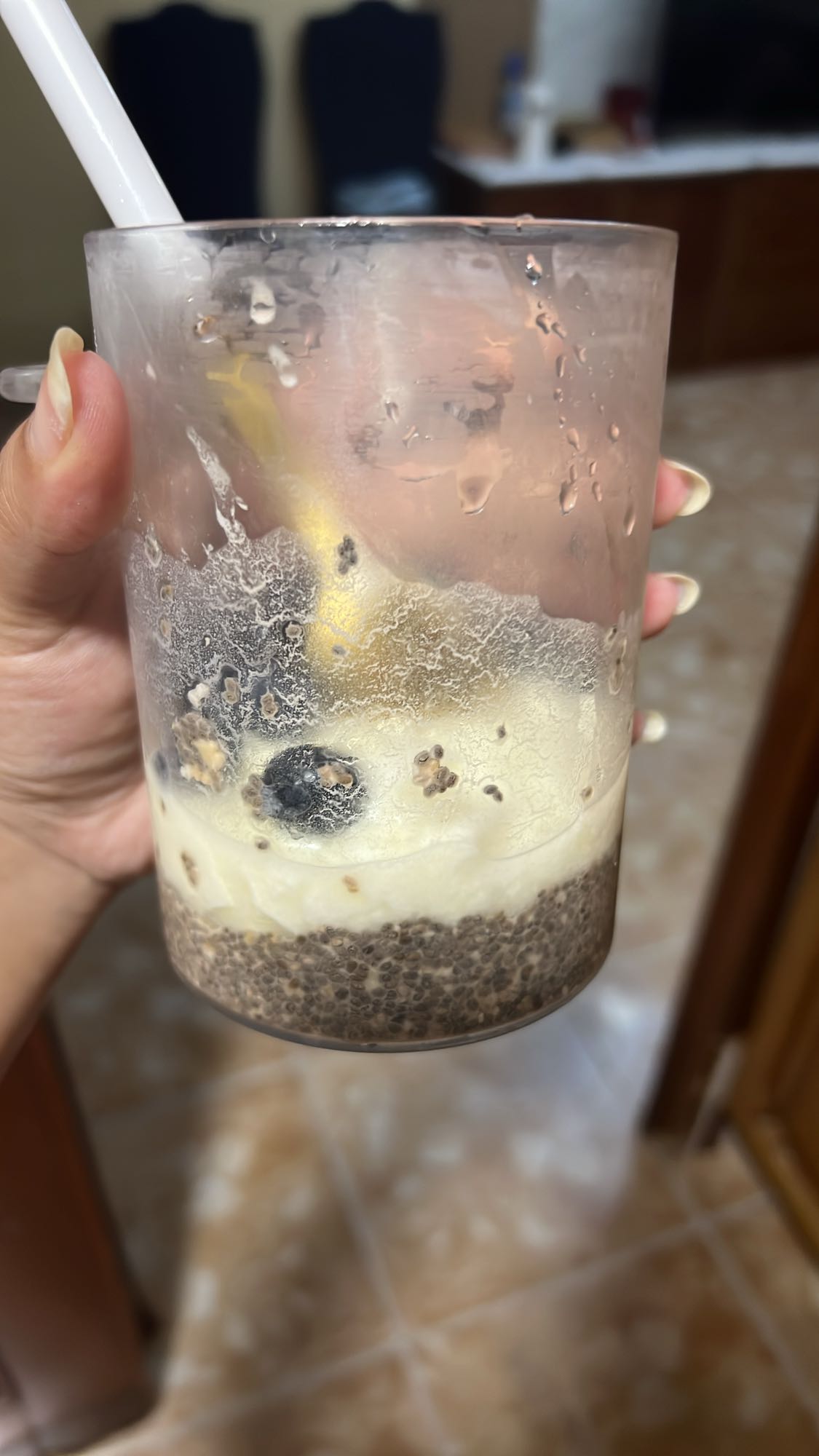 pudín de chía y yogur