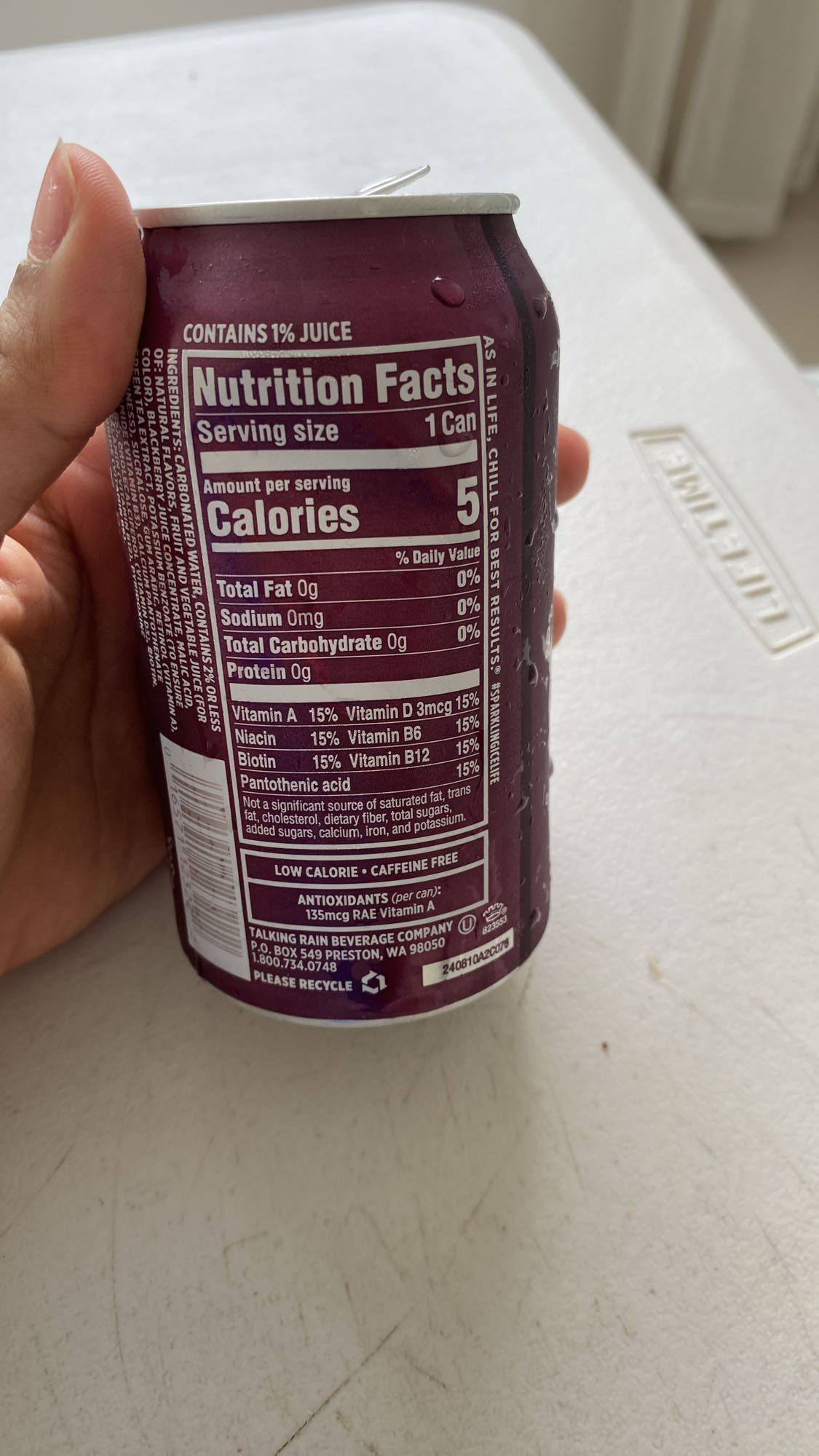 refresco bajo en calorías