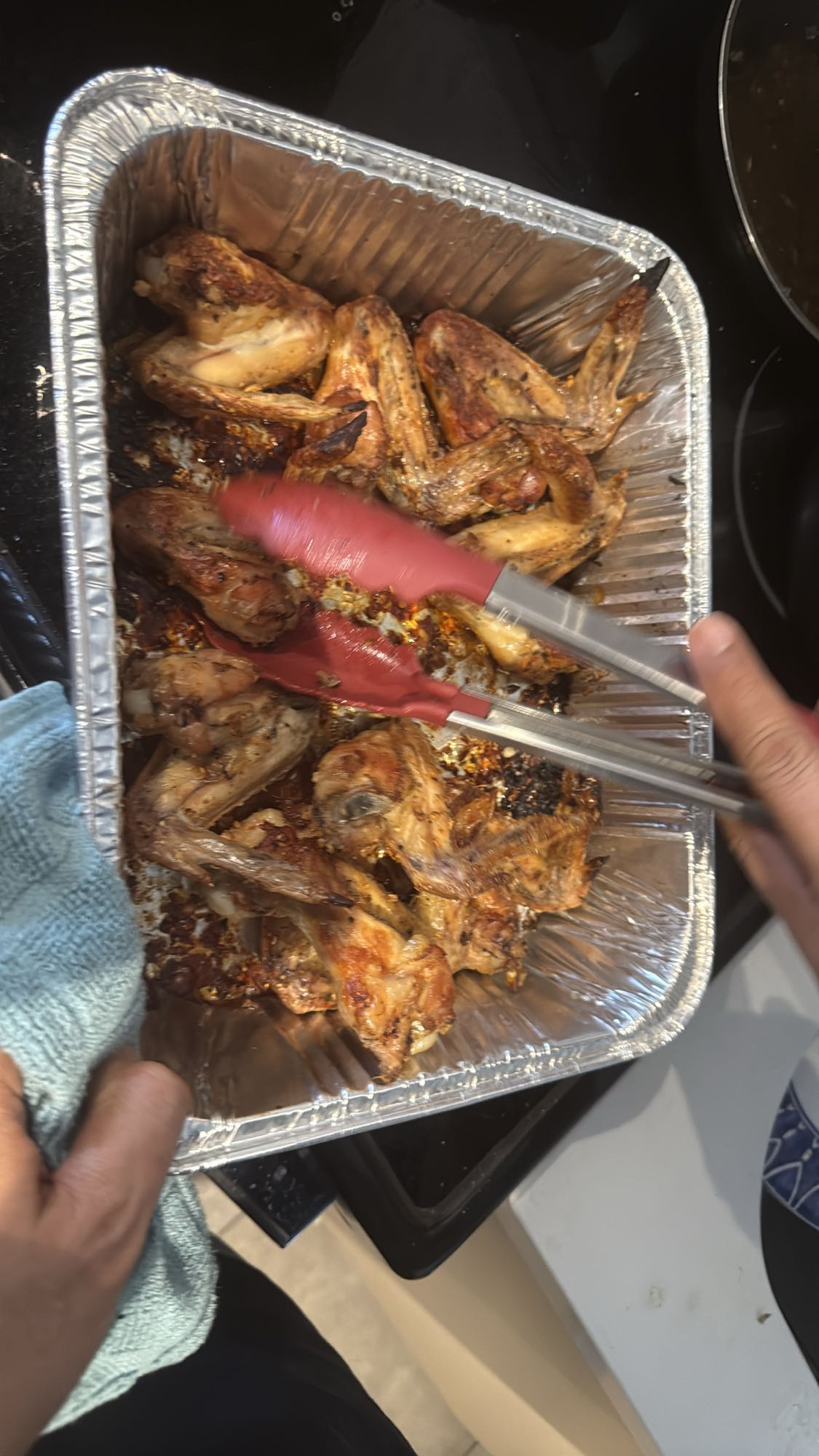 Alitas de pollo asadas