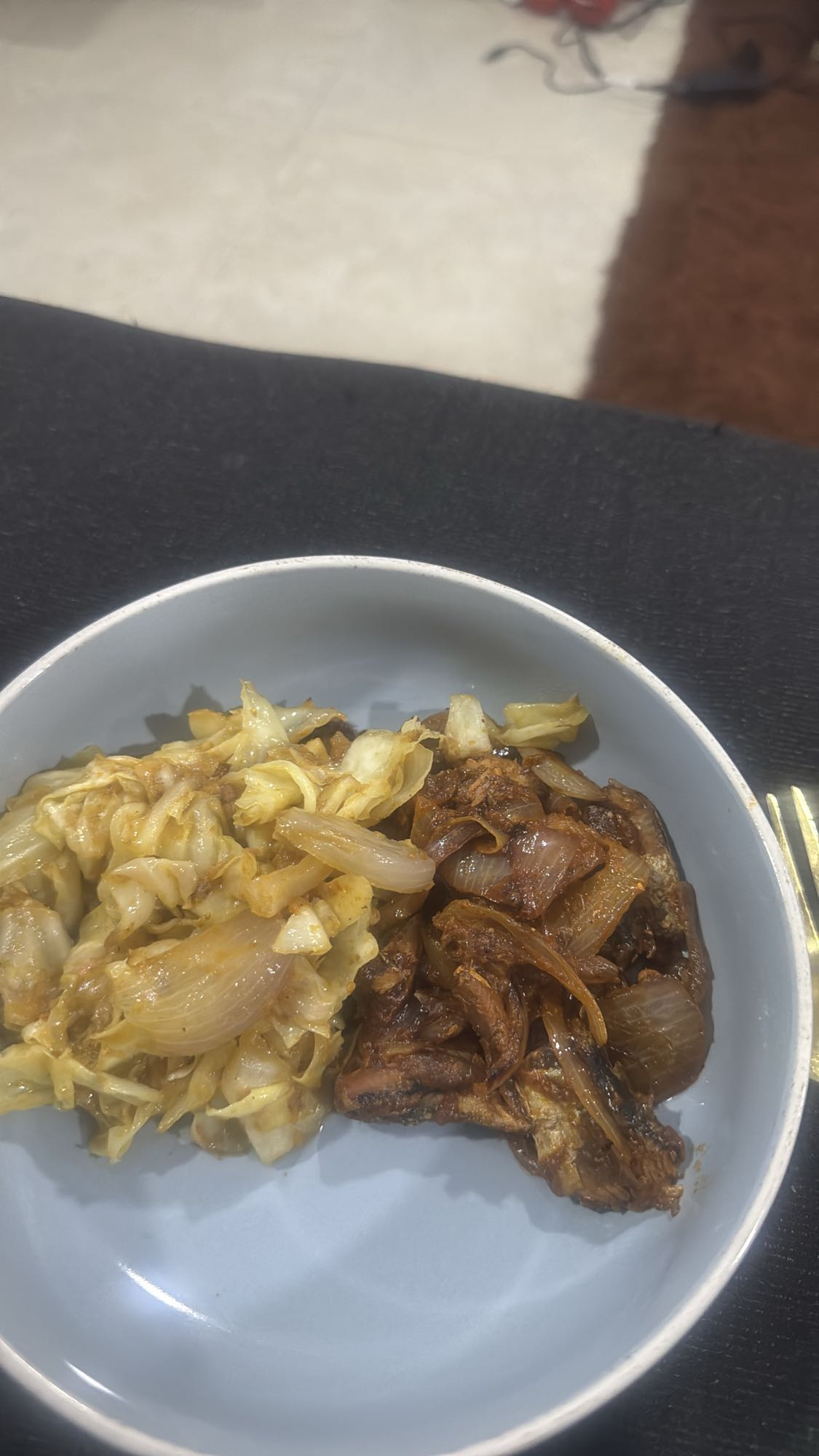 Cabbage and Onion Stir Fry