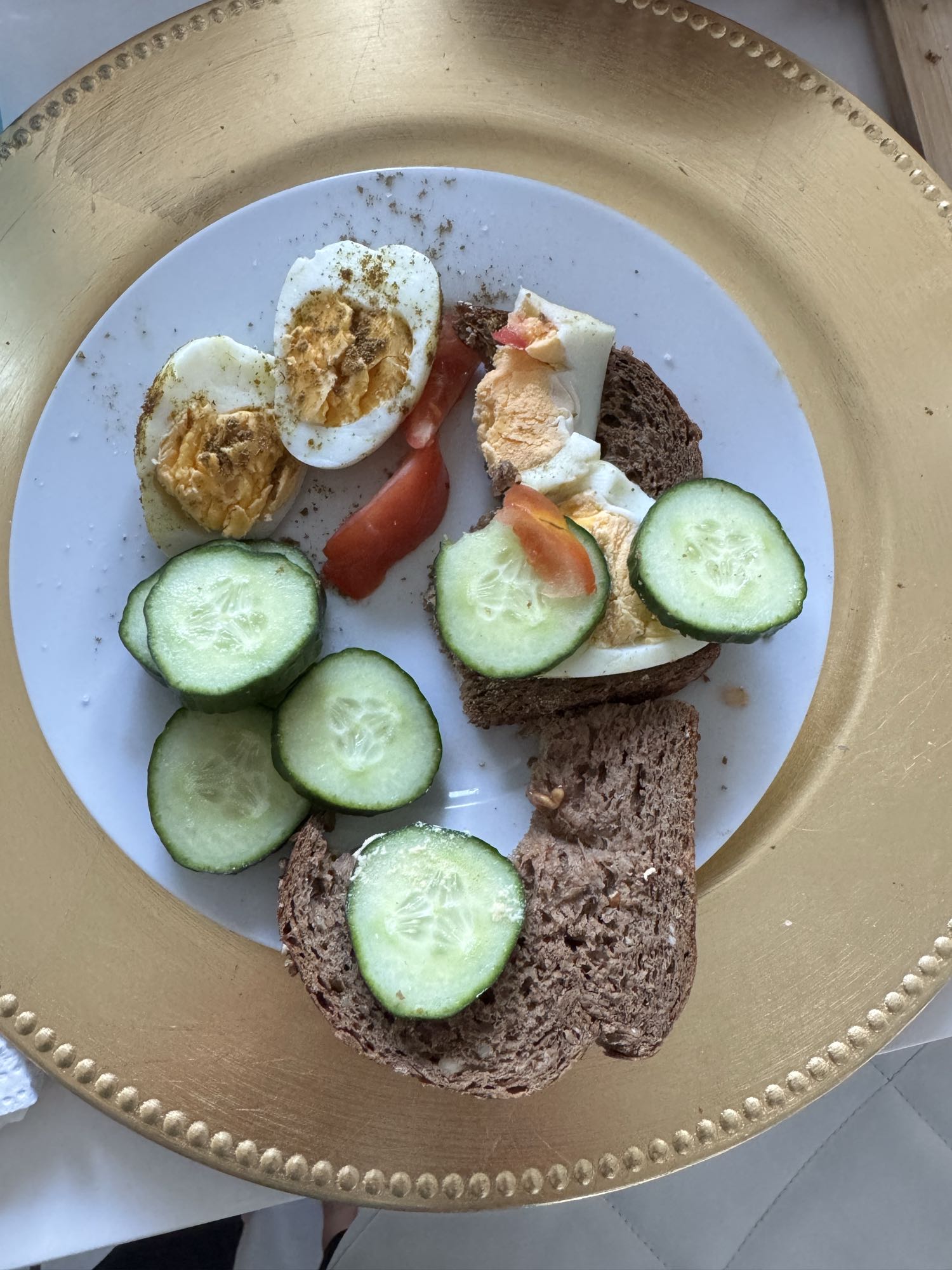 Volkoren brood met ei