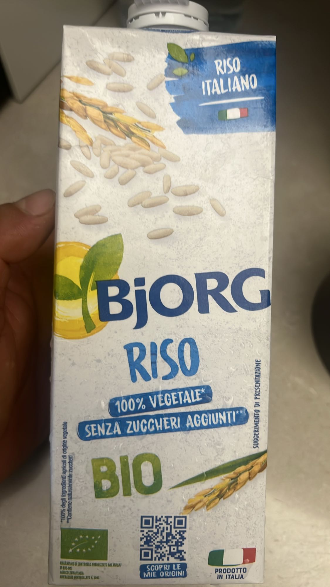 Latte di riso bio