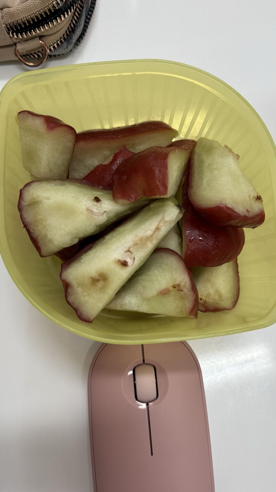 Sliced Red Apple