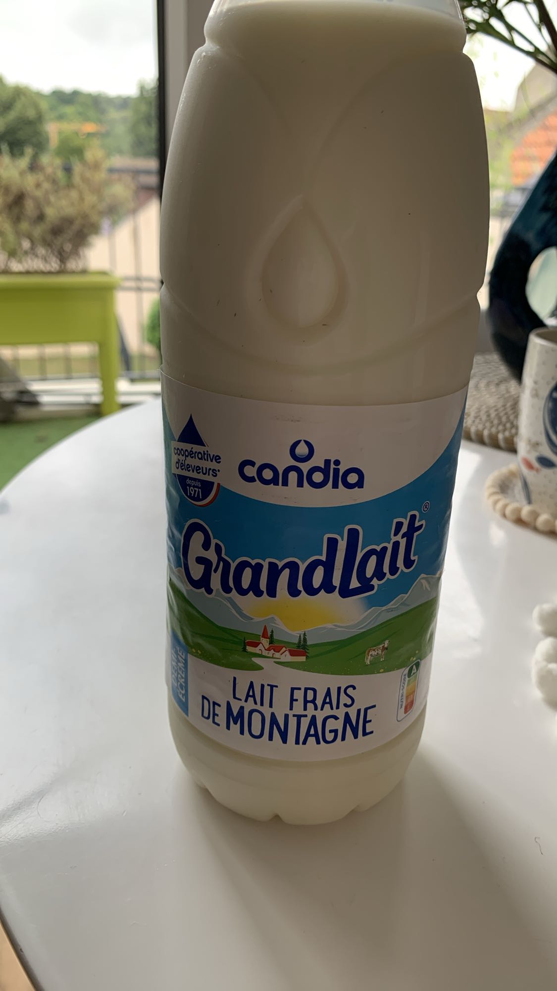 Lait frais de montagne