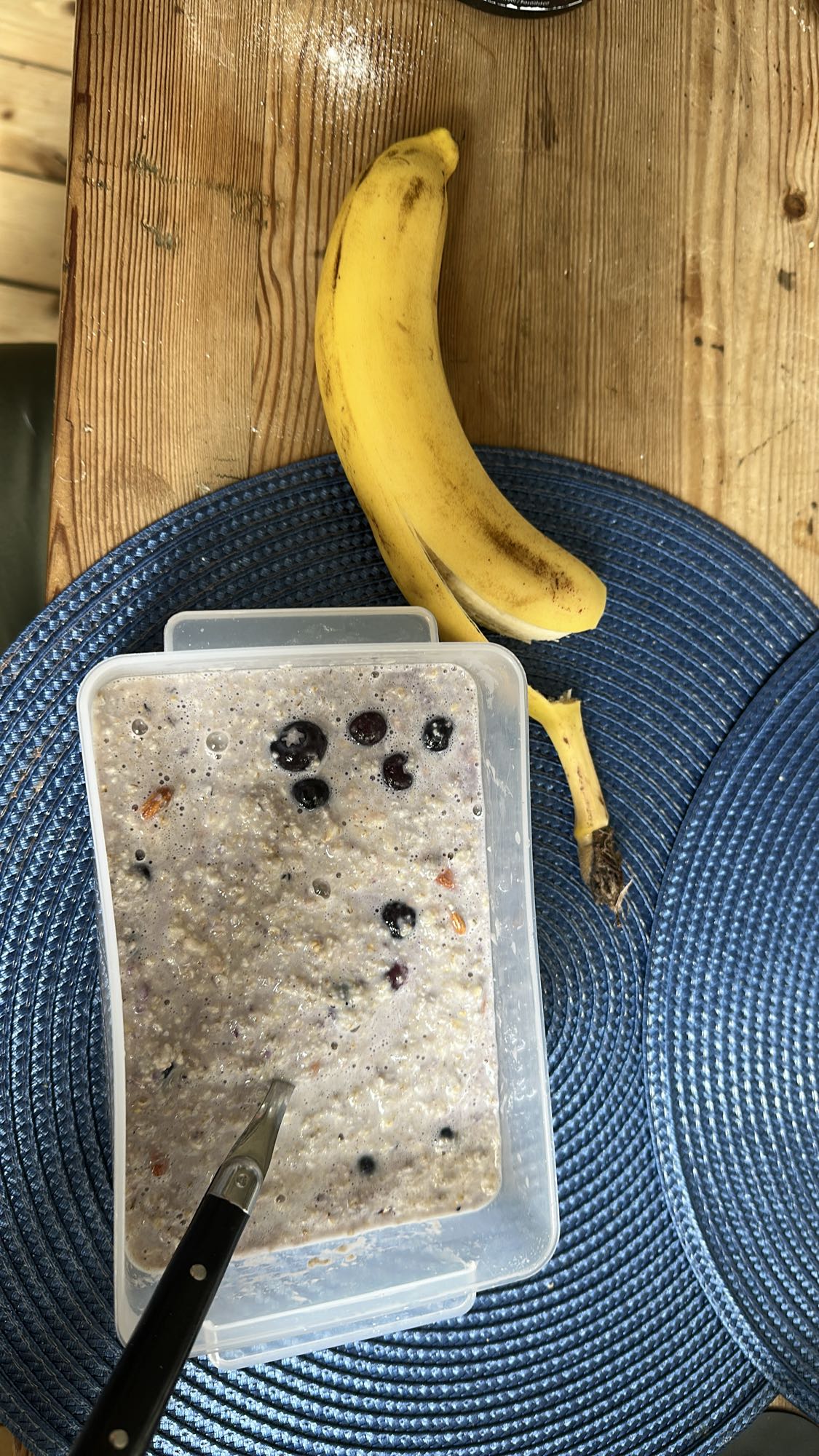 Havregrynsgröt med frukt