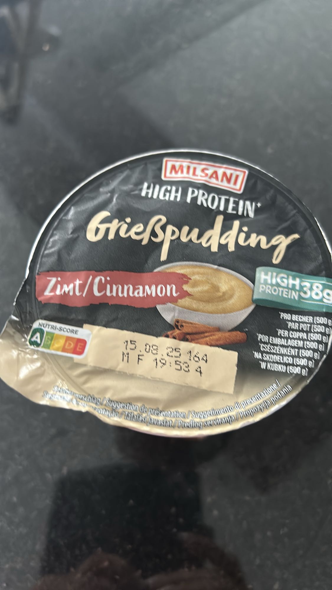 Zimt Grießpudding