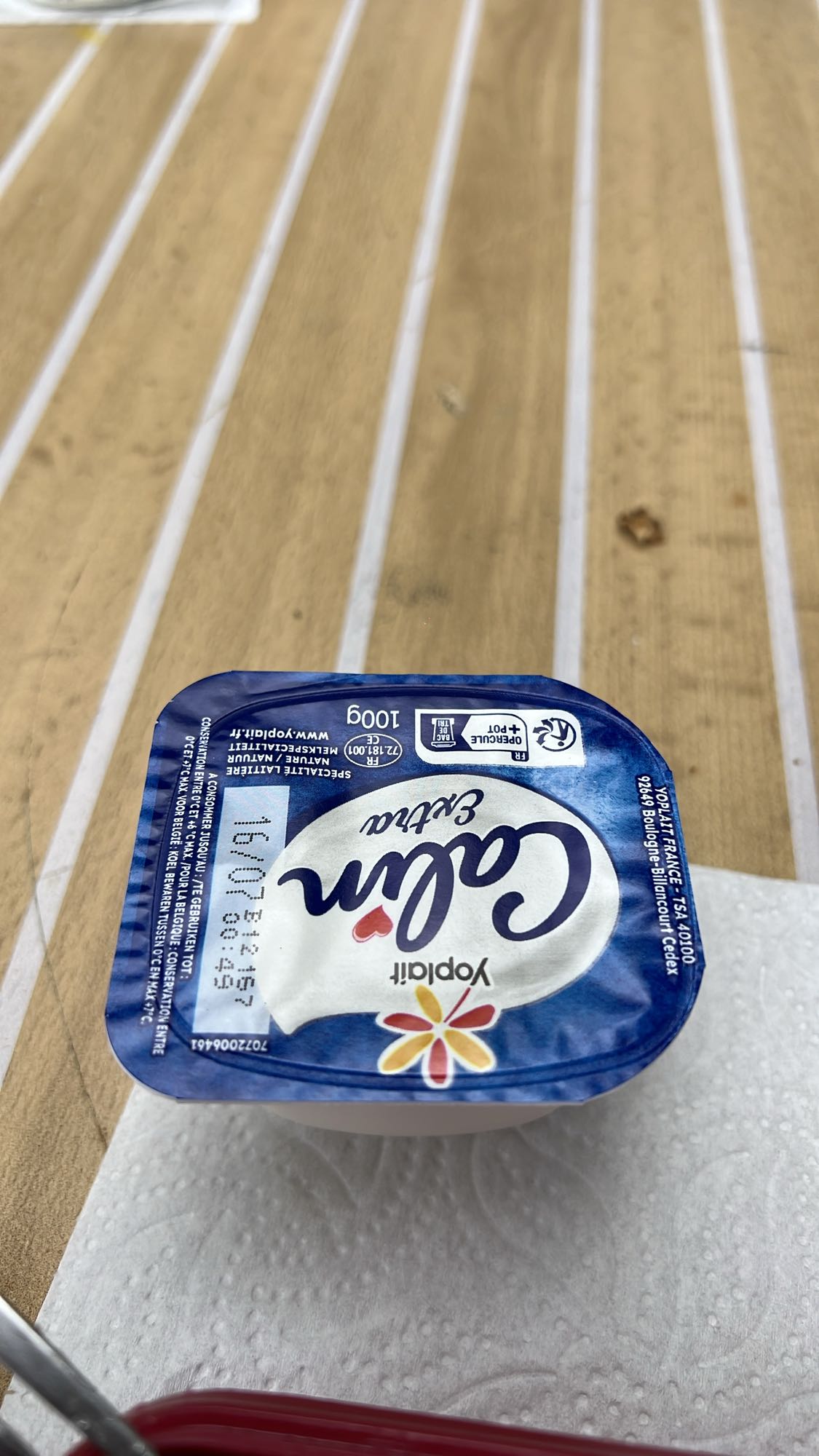 Yaourt nature Yoplait