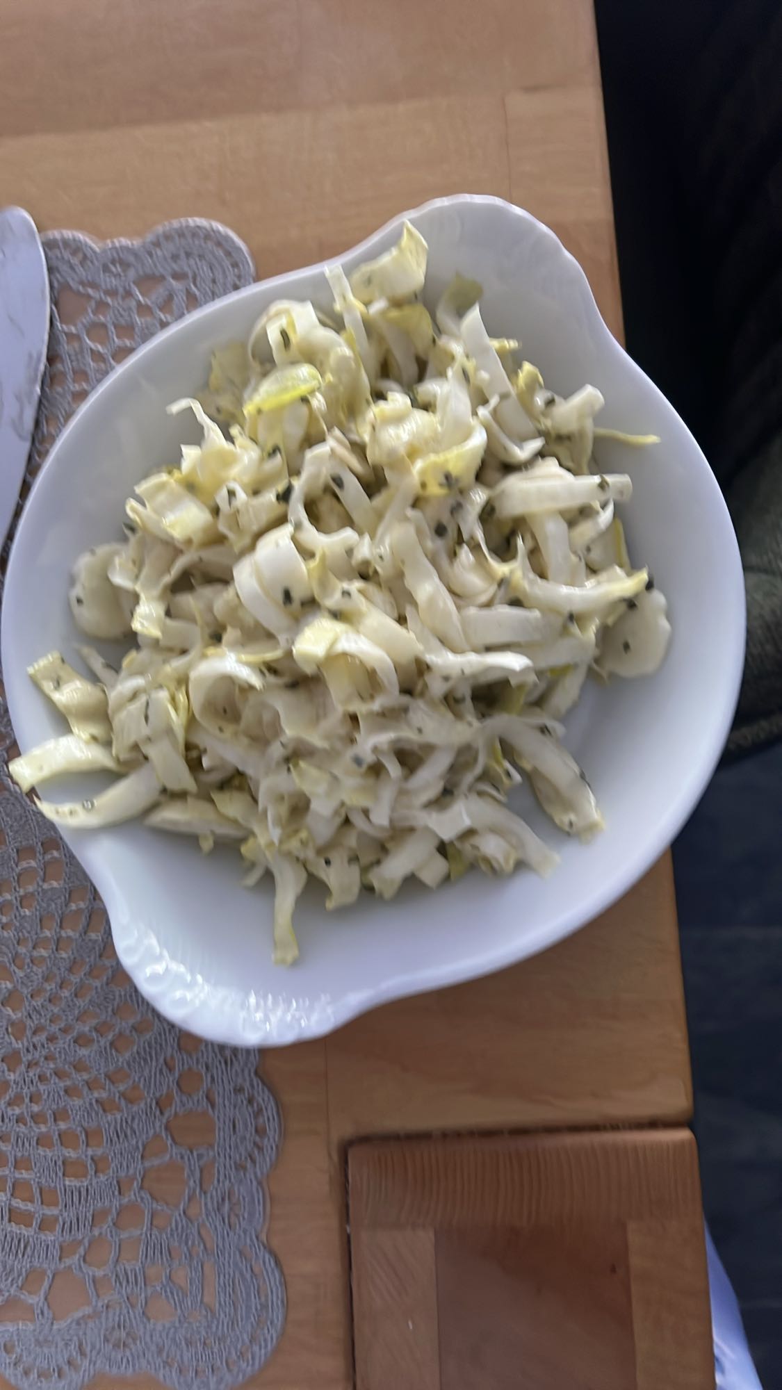 Witlofsalade met dressing