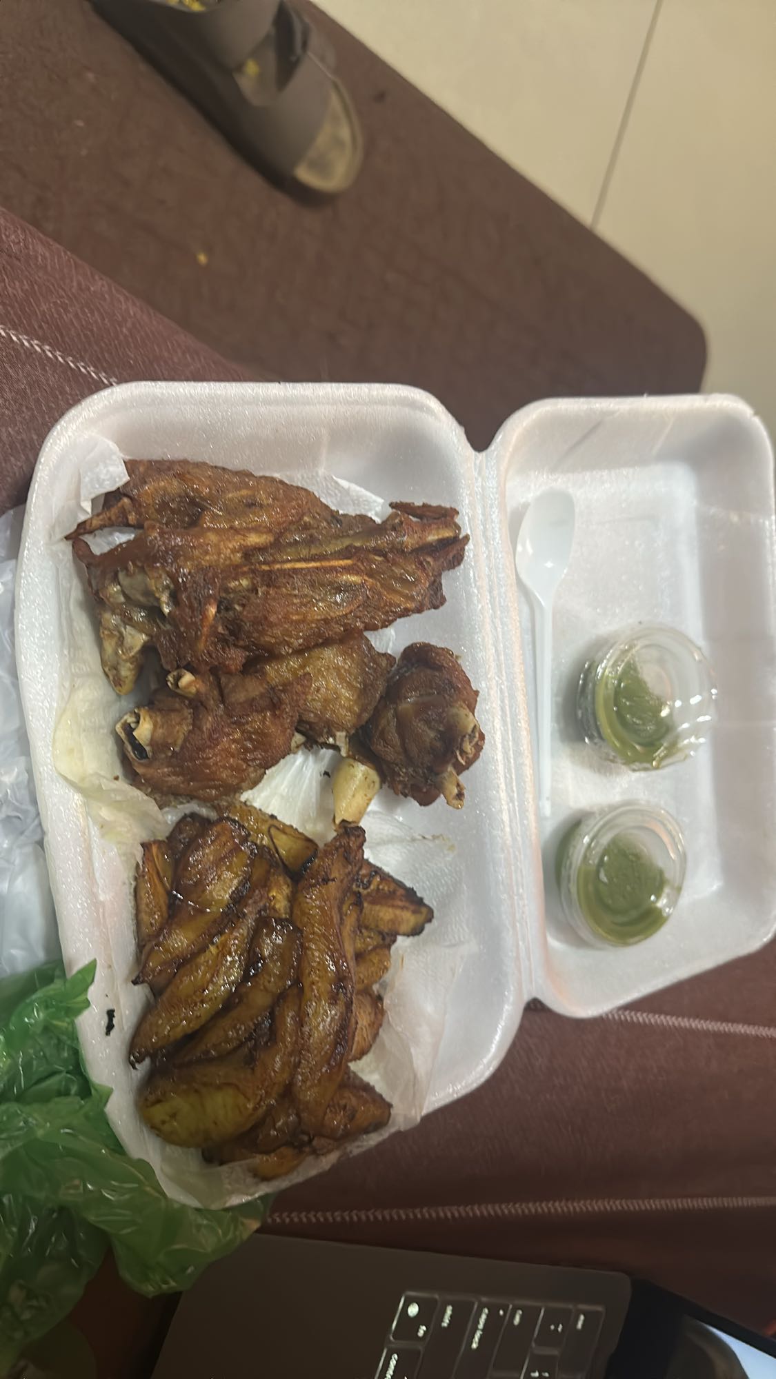 Fried chicken & plantains