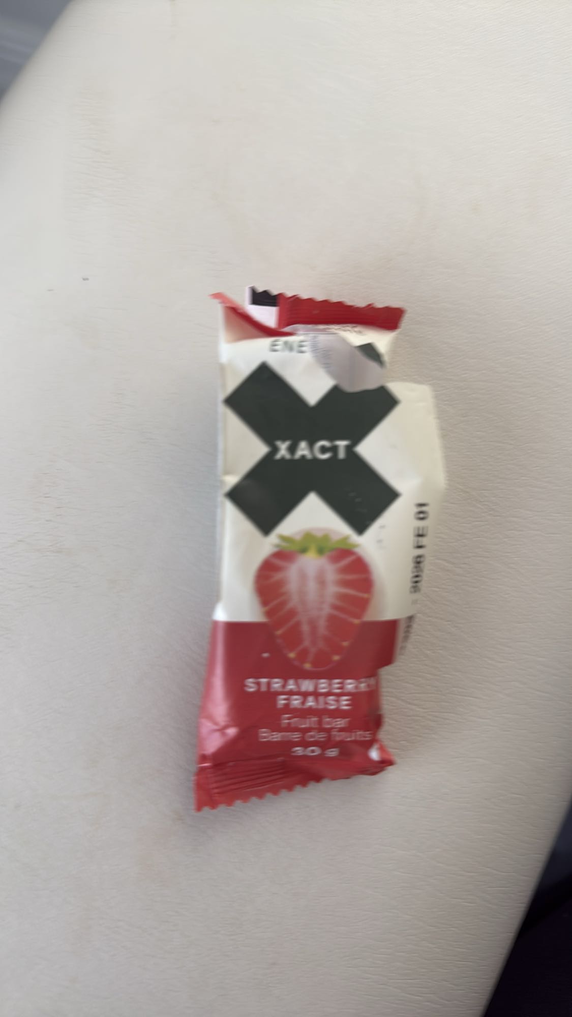 Barre de fruits fraise