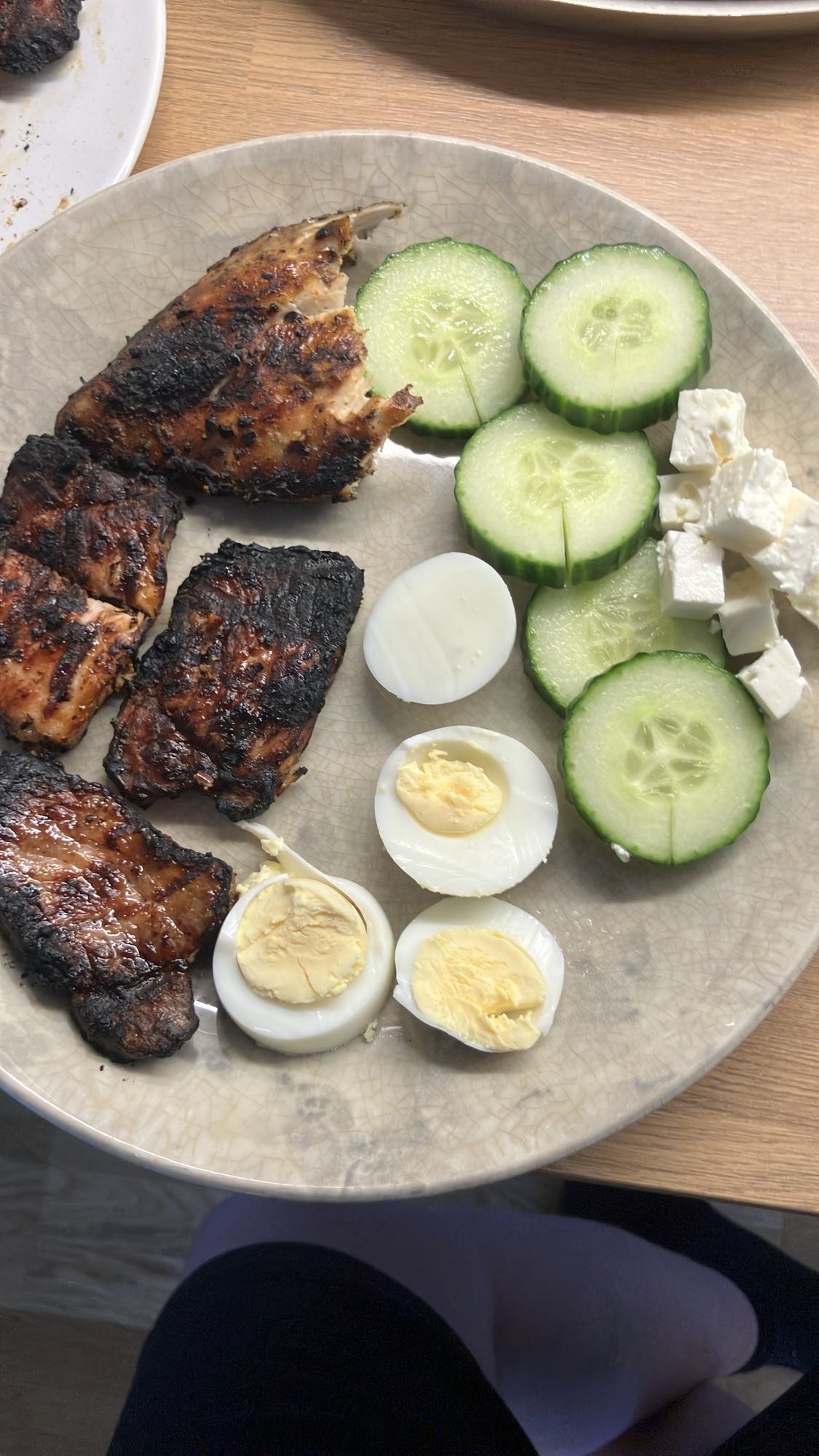 Grillad kycklingtallrik