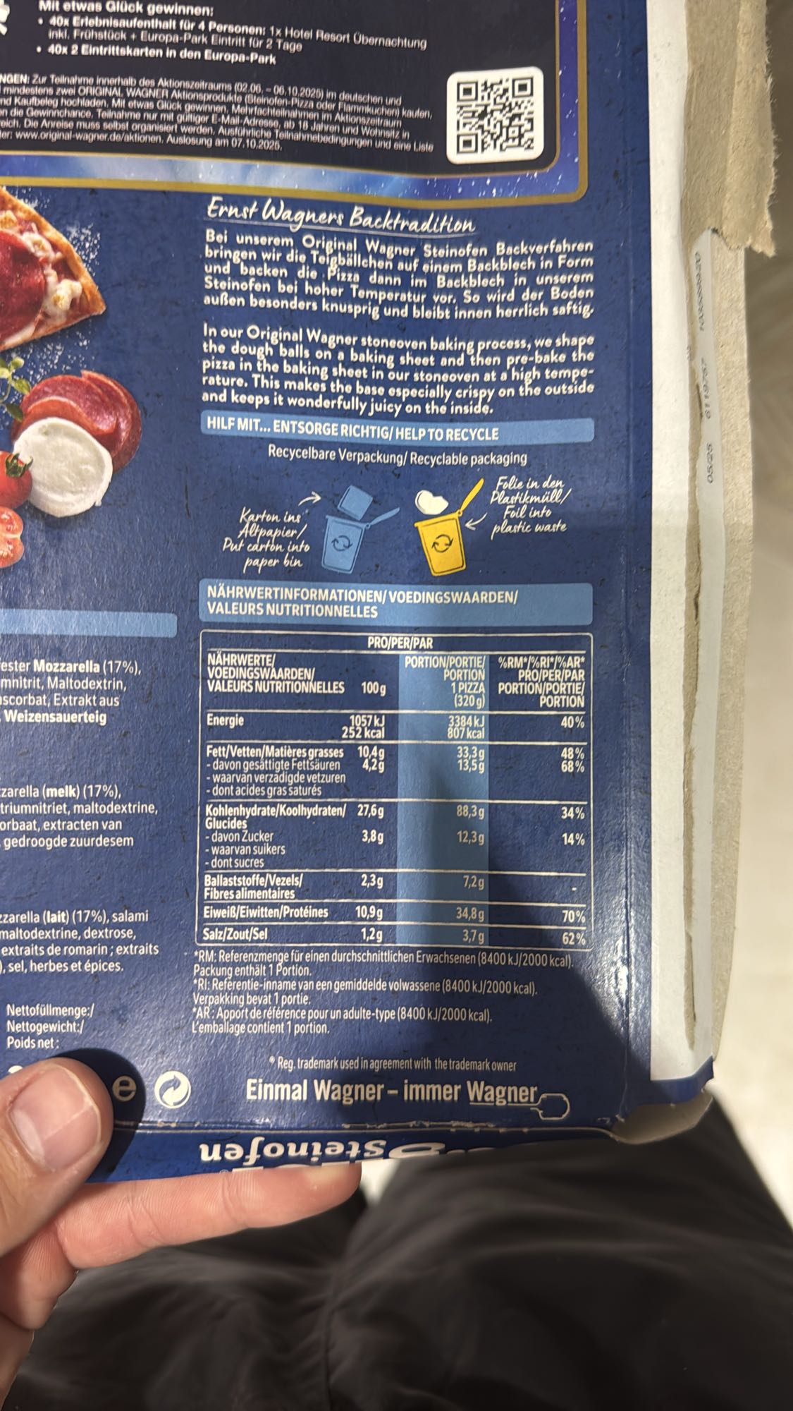 Wagner Steinofen Pizza