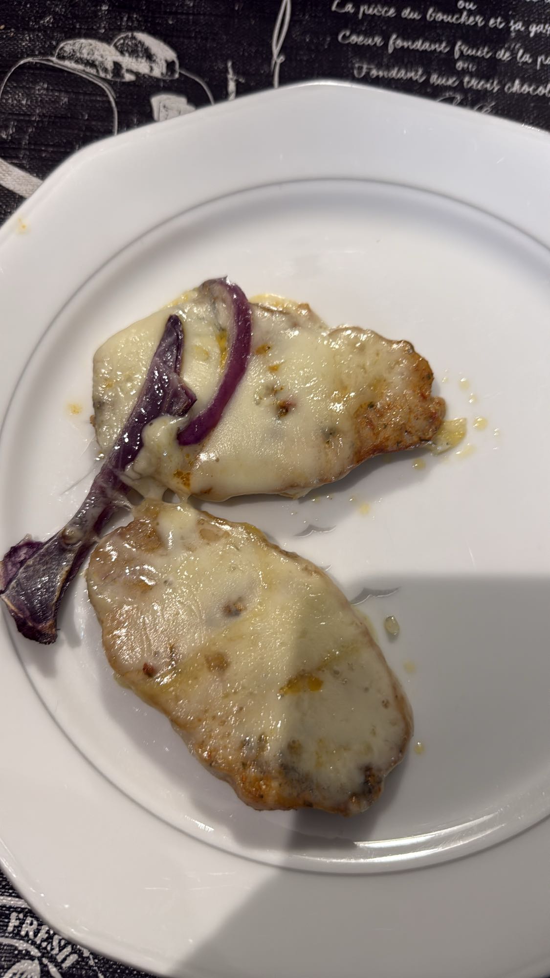 Escalopes fromage oignon