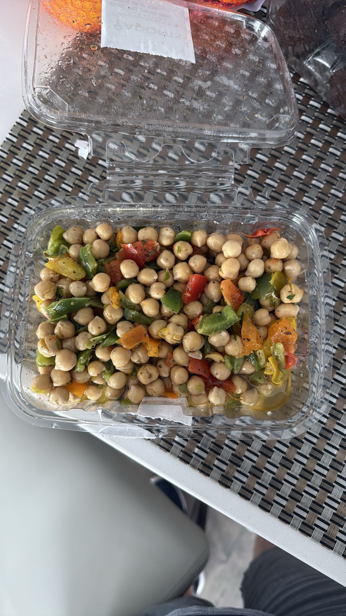 Salade pois chiches légumes