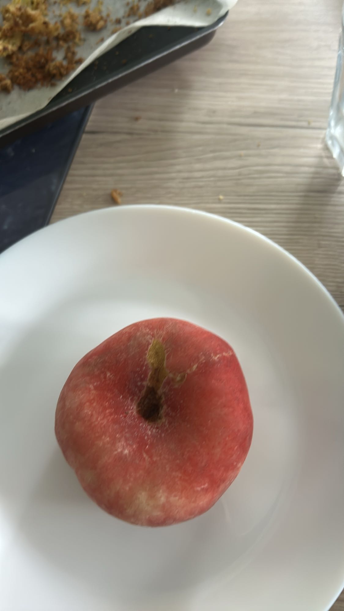 Pêche plate fraîche