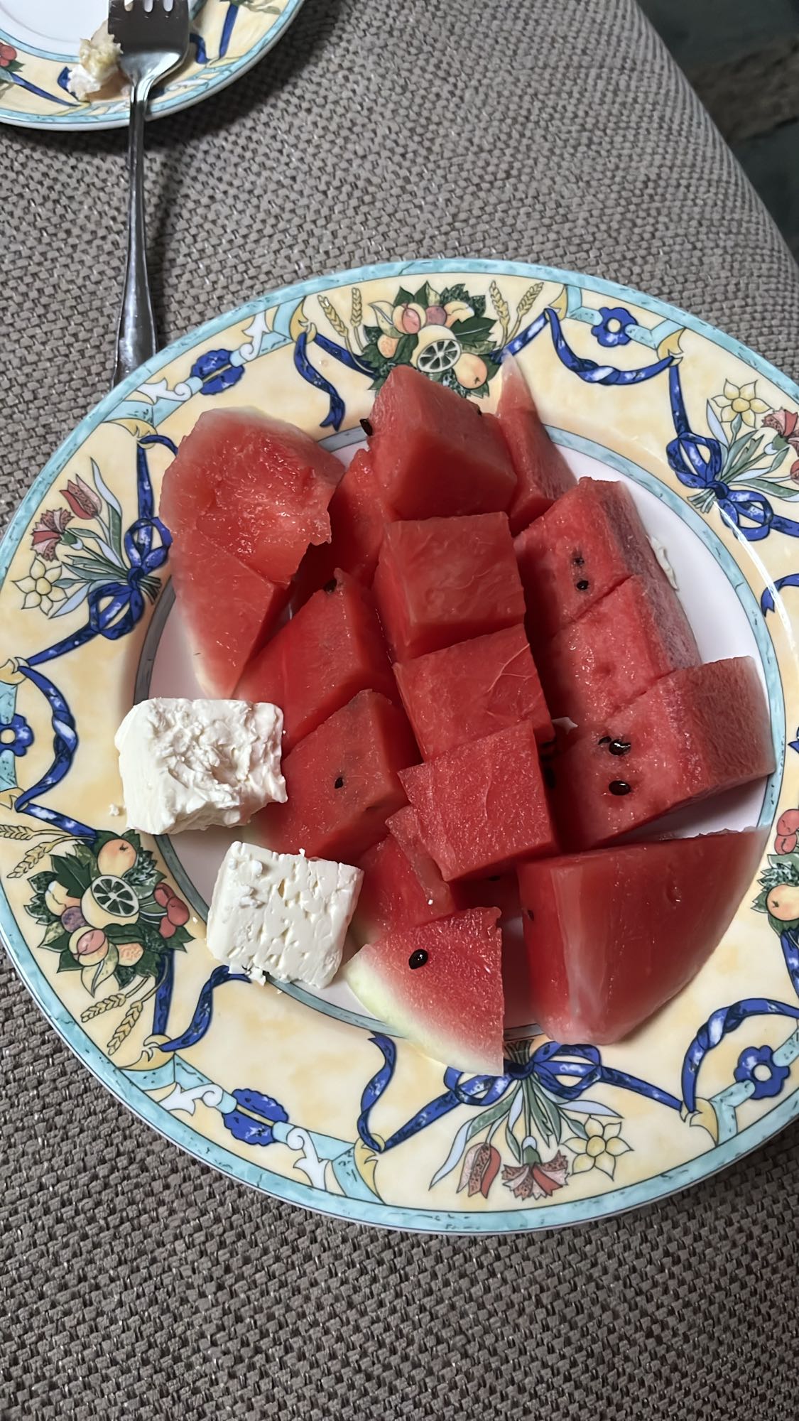 Karpuz ve beyaz peynir