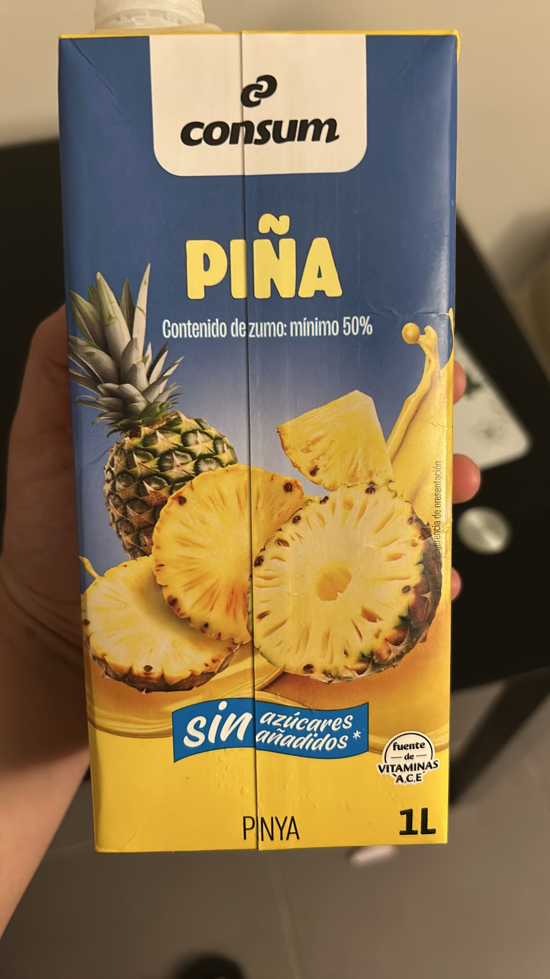 Zumo de piña