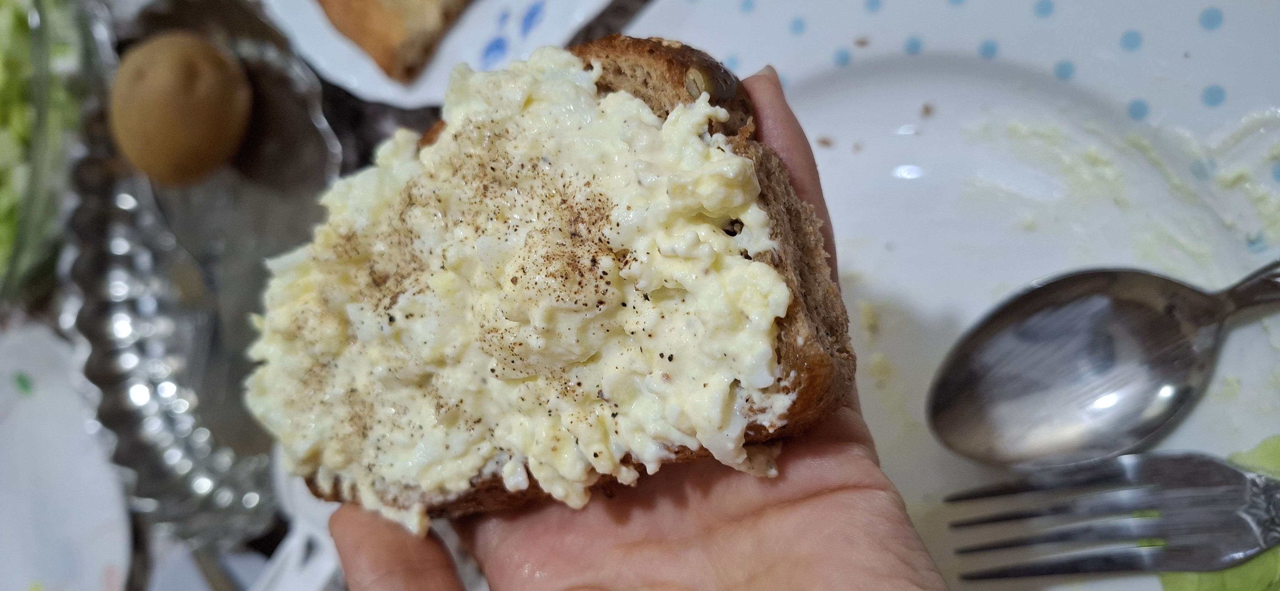 Egg mayo toast
