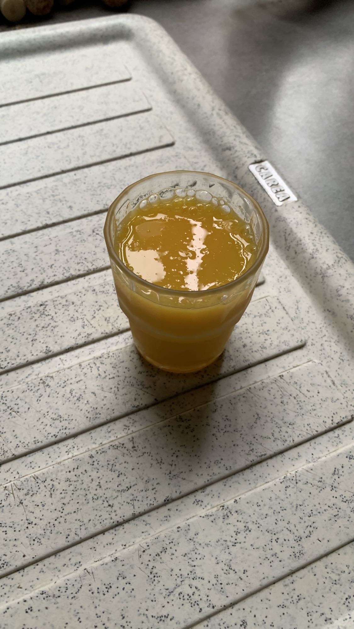 verre de jus d'orange