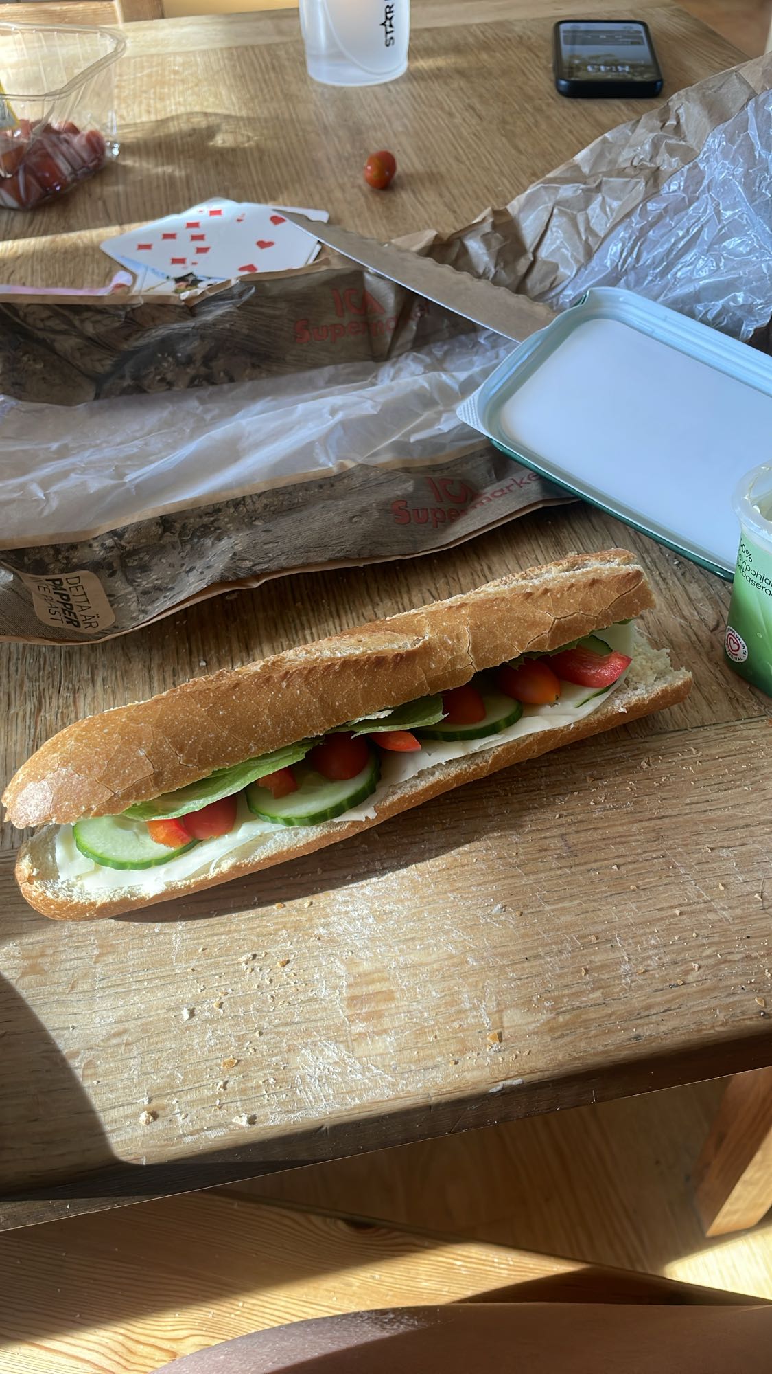 Veggie Baguette Sandwich