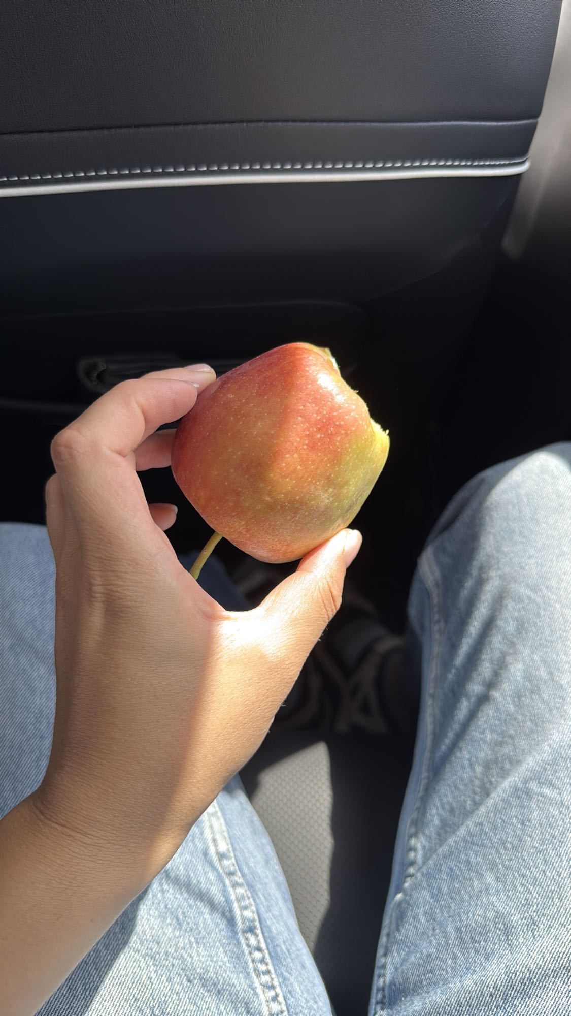 яблоко в руке