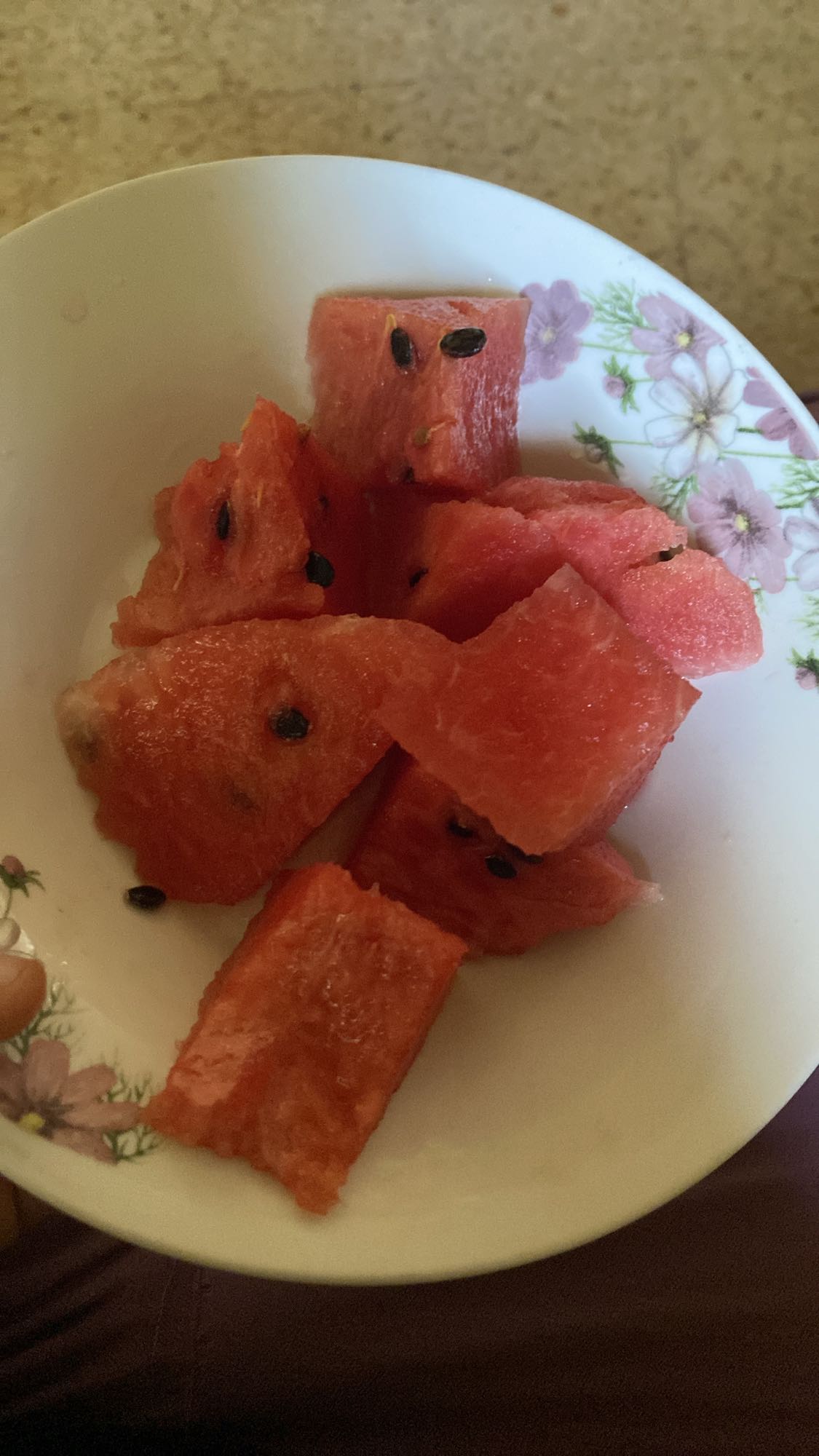 Watermelon cubes